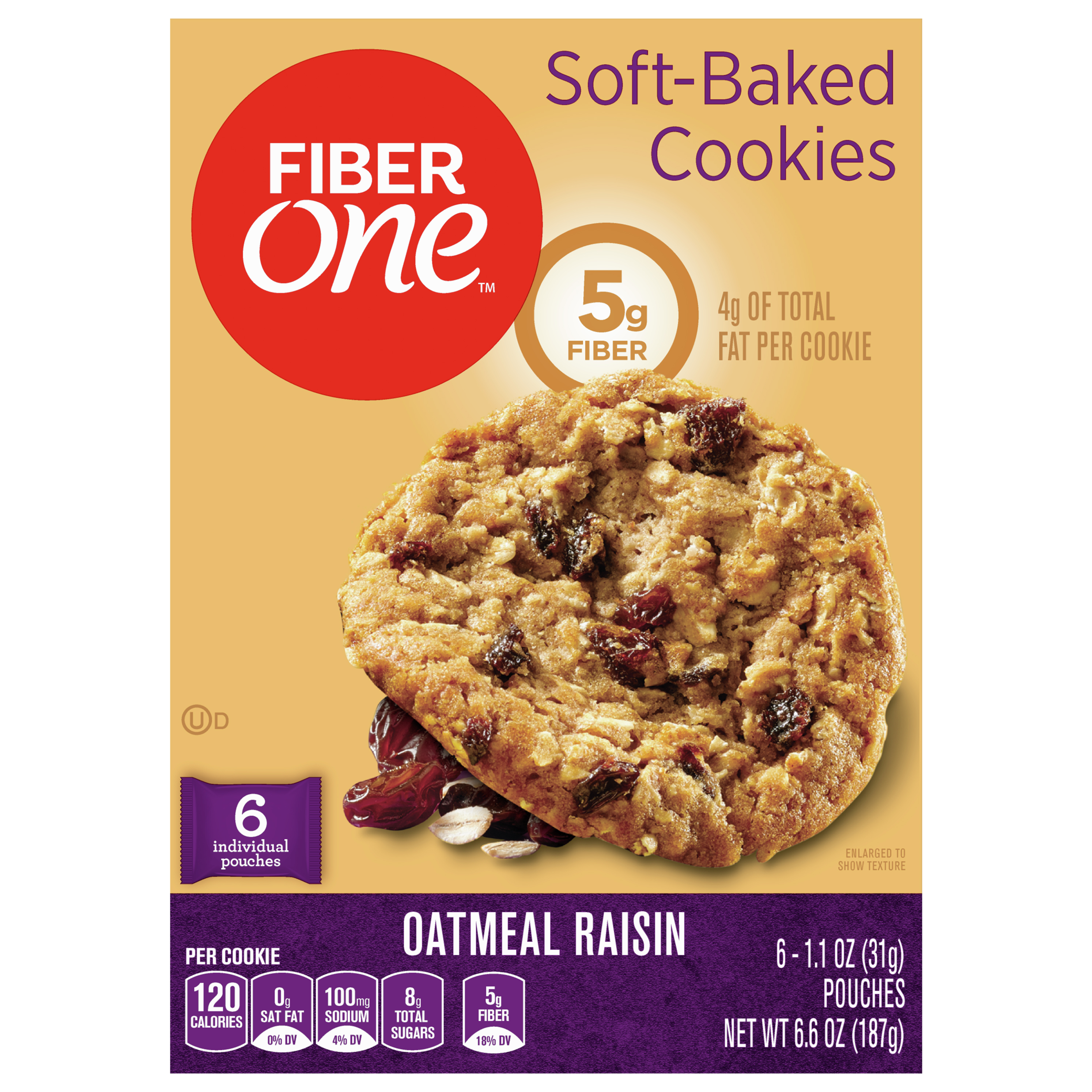 Cookies, Oatmeal Raisin, Soft-Baked