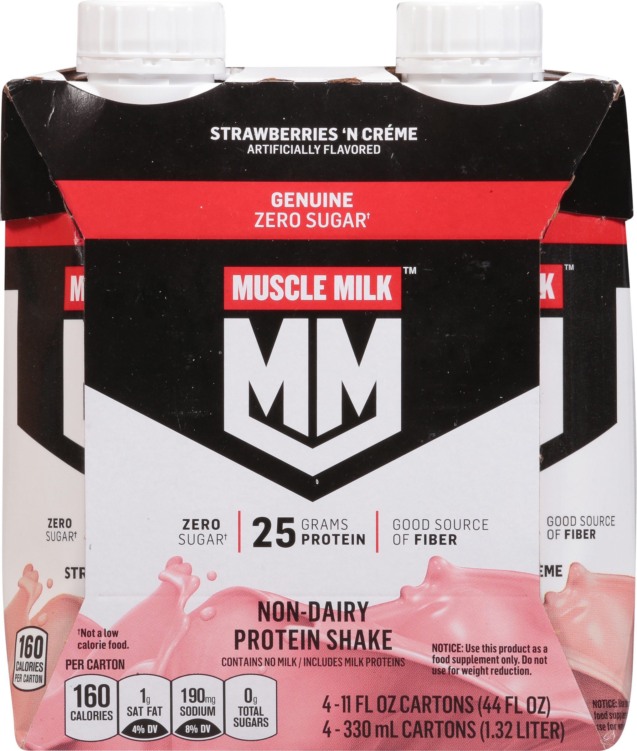 Protein Shake, Non-Dairy, Strawberries 'N Creme, Genuine