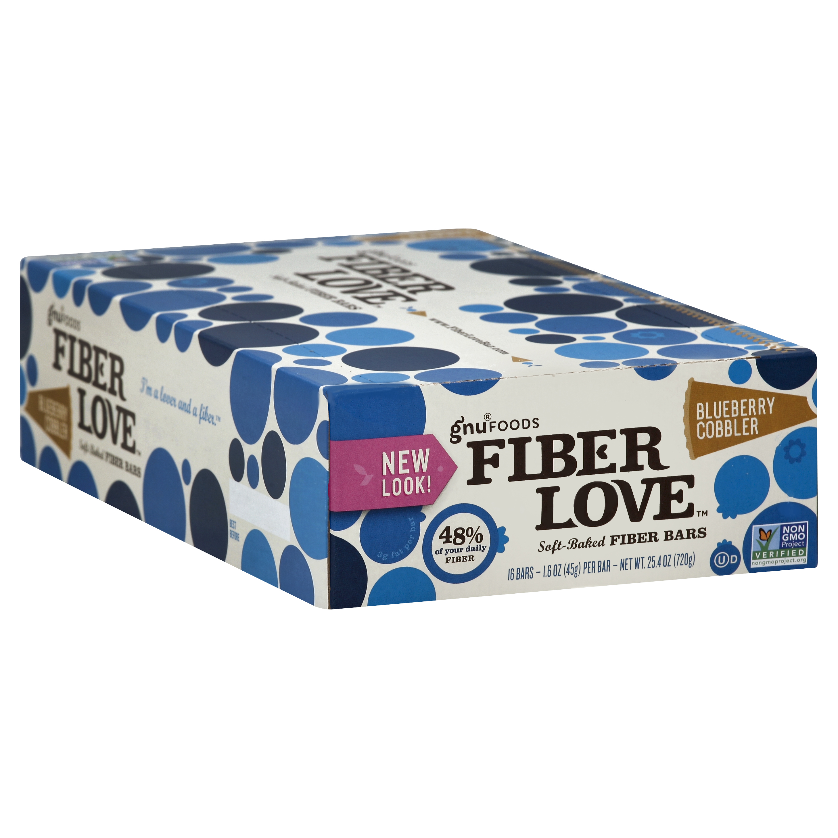 Gnu Foods Fiber Bars 16 Ea