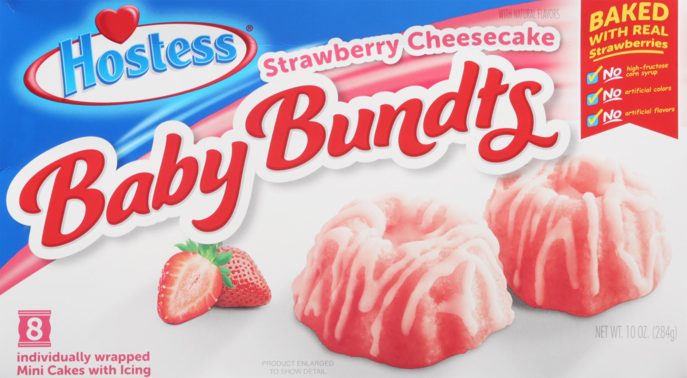 Mini Cakes, Strawberry Cheesecake