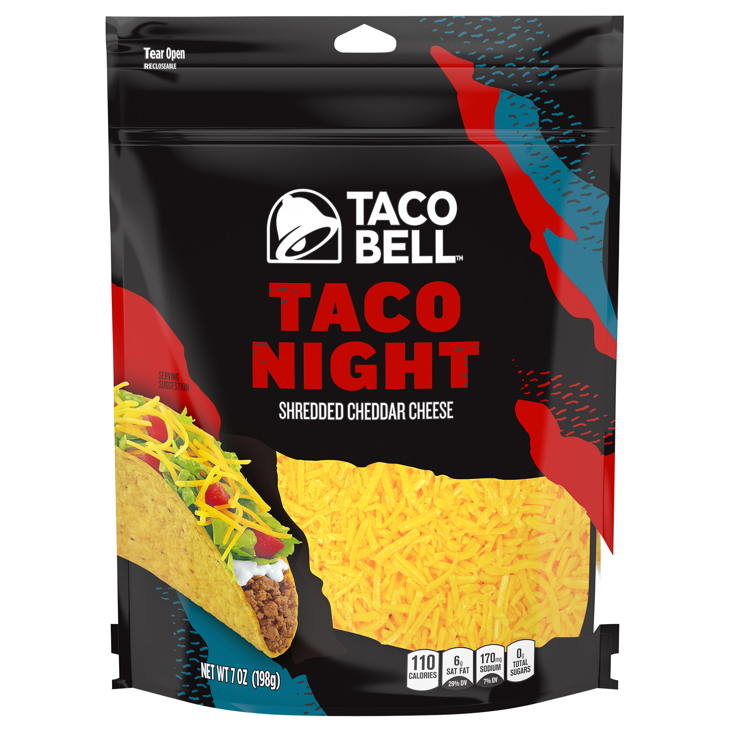 Shredded Cheese, Cheddar, Taco Night