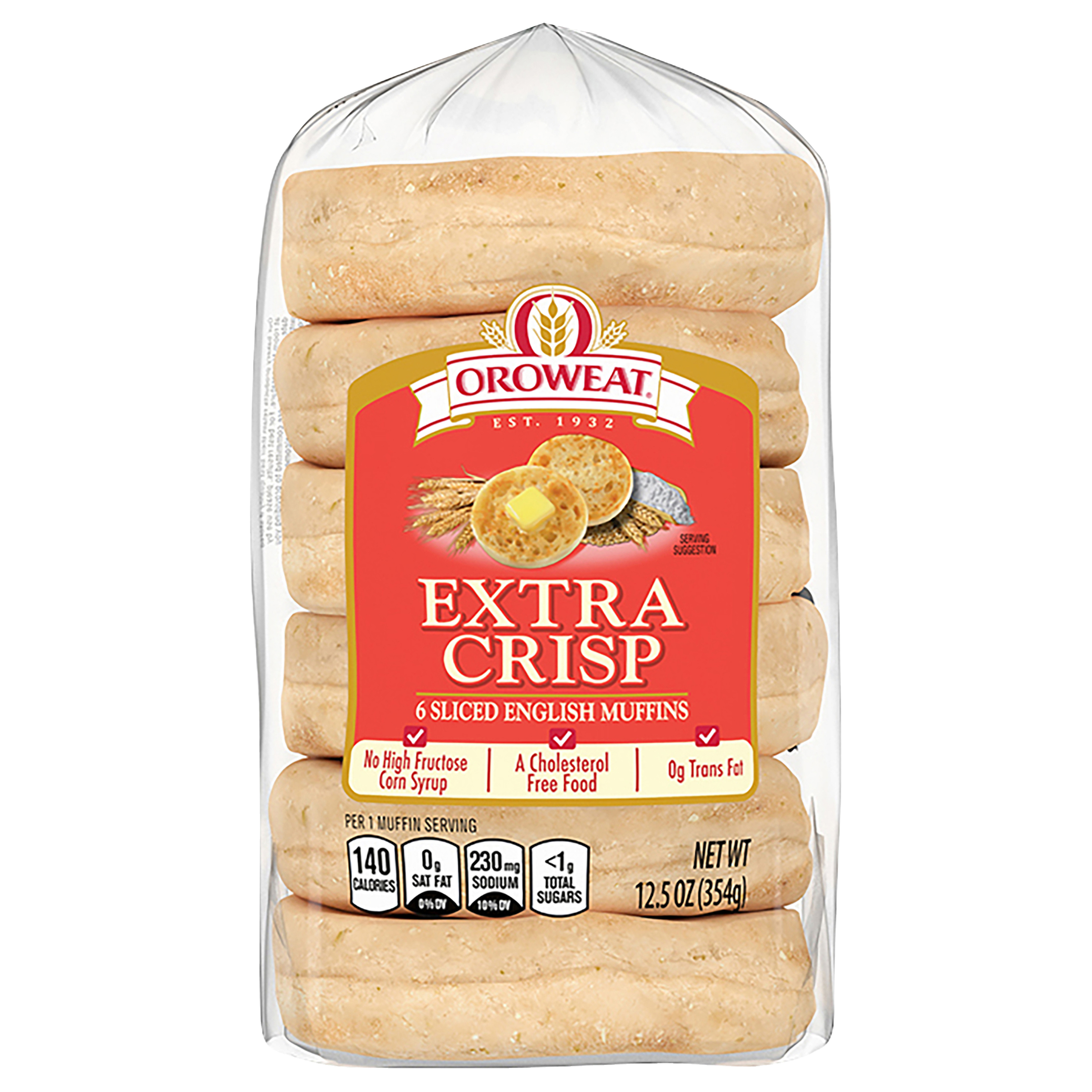 English Muffins, Extra Crisp, Sliced