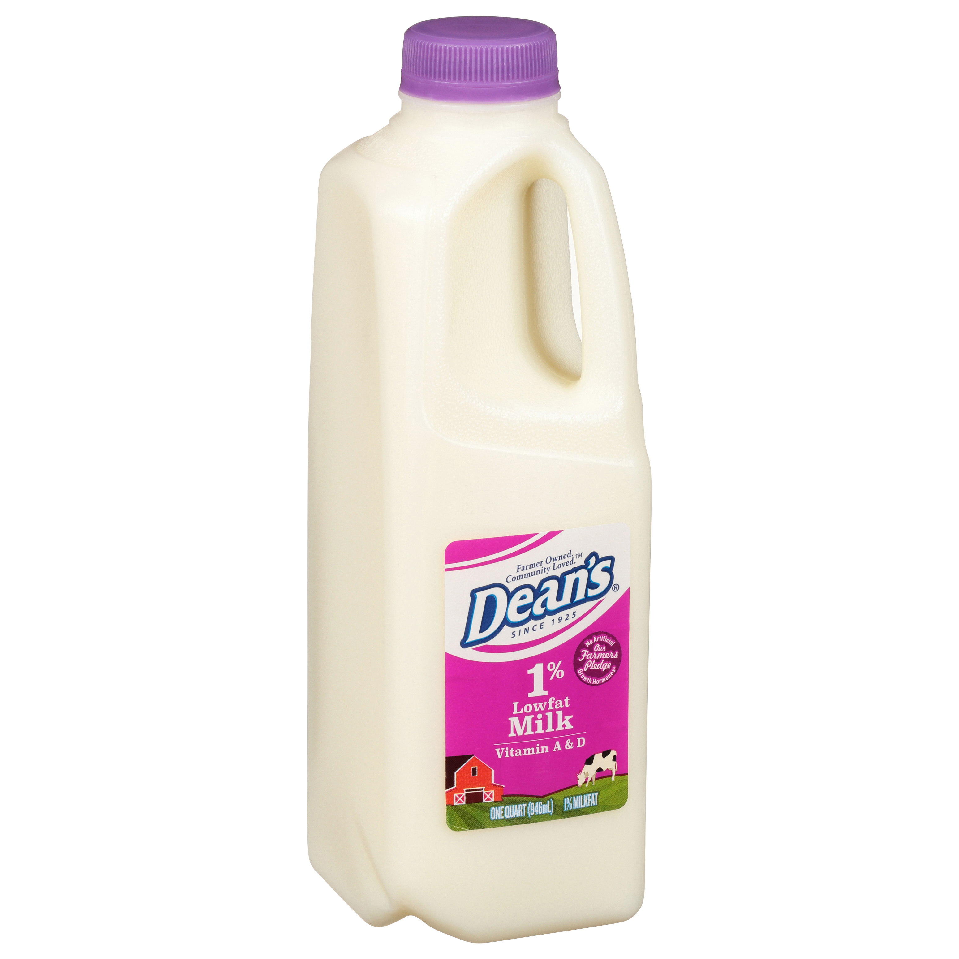 Dean's 1% Low Fat Milk 1 Qt