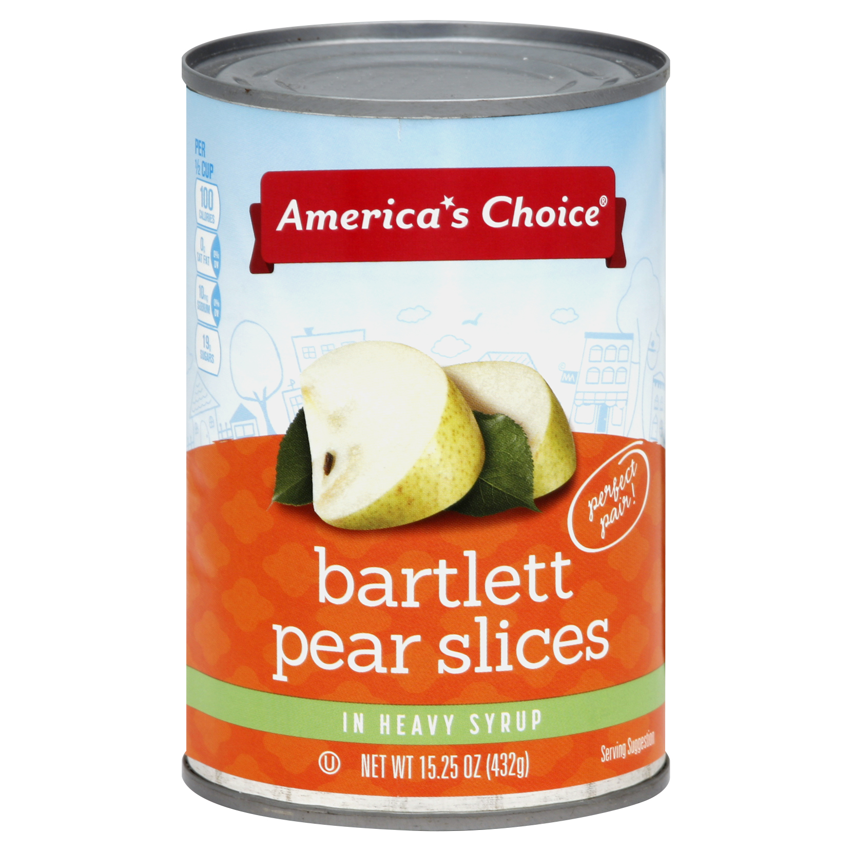 America's Choice Pear Slices 15.25 Oz