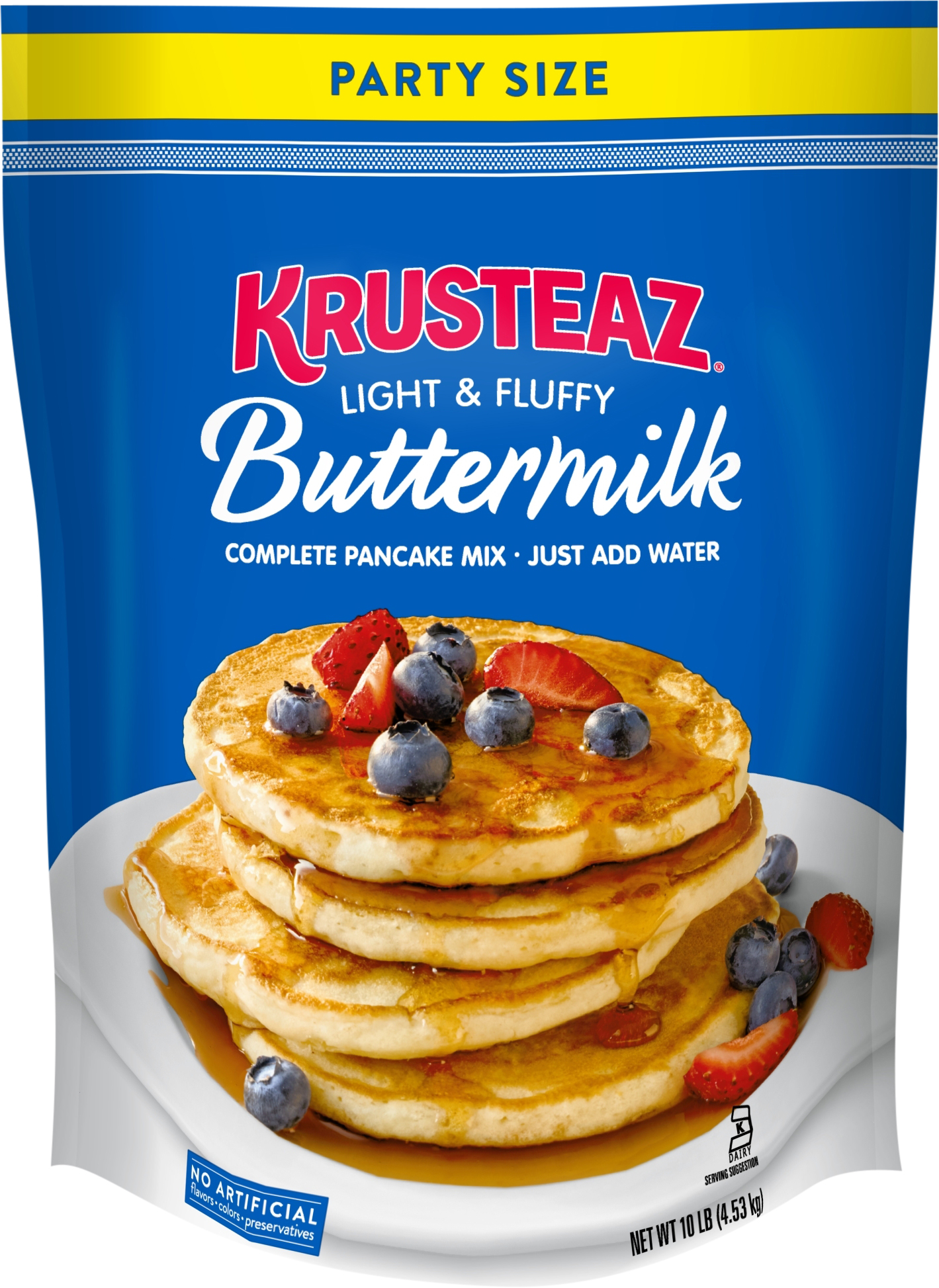 Calories in Pancake Mix, Complete, Buttermilk from Krusteaz