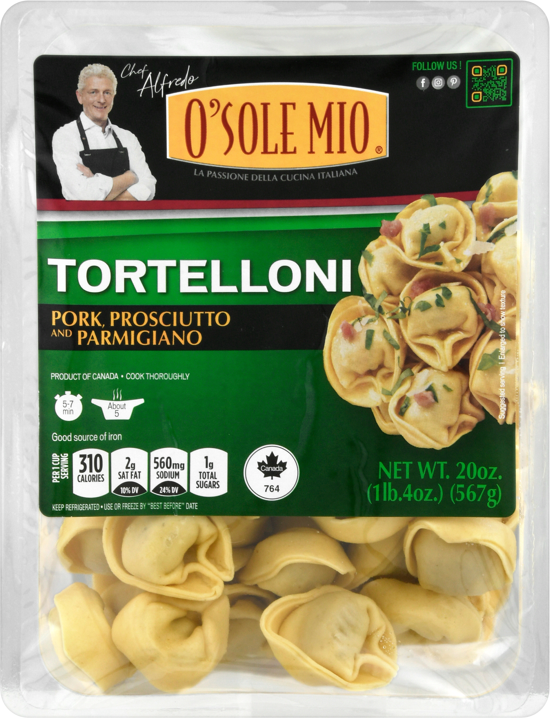 Tortelloni, Pork, Prosciutto and Parmigiano