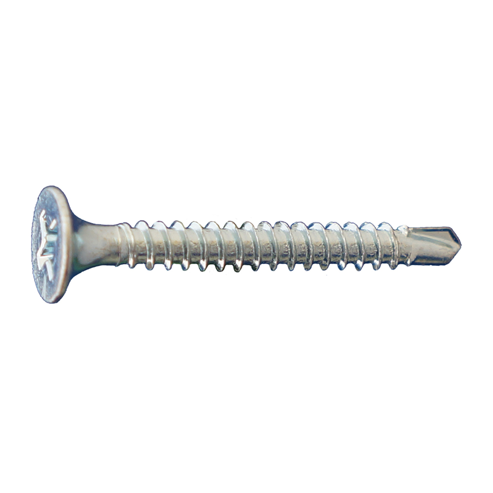 Self Drilling Dry Wall Zinc Anchors and Phillips Metal Screws Kit