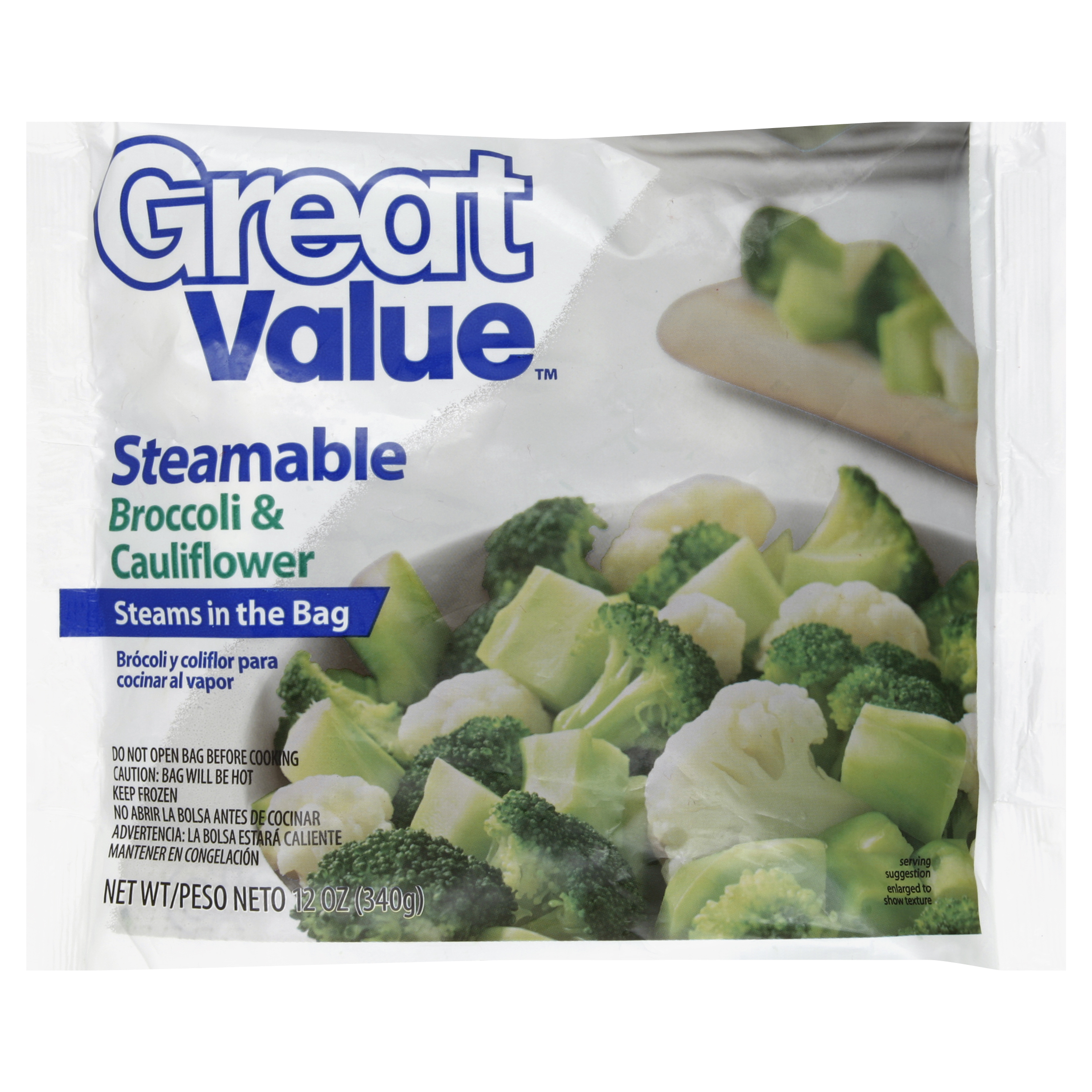 Great Value Broccoli & Cauliflower 12 Oz