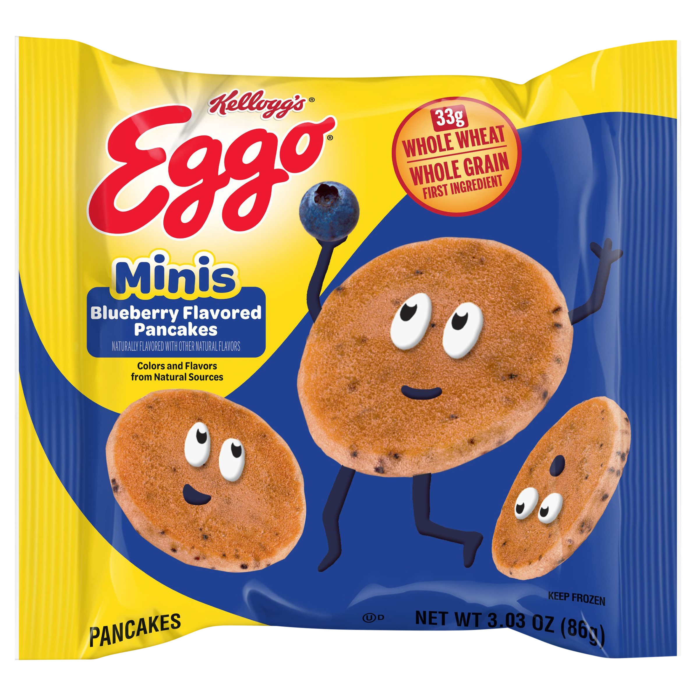 Pancake, Blueberry Flavored, Minis
