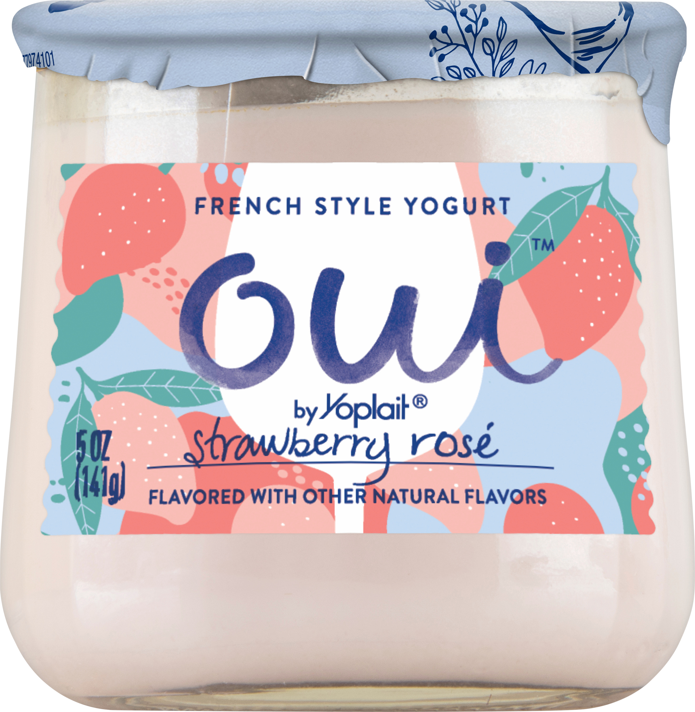 Yogurt, Strawberry Rose, French Style
