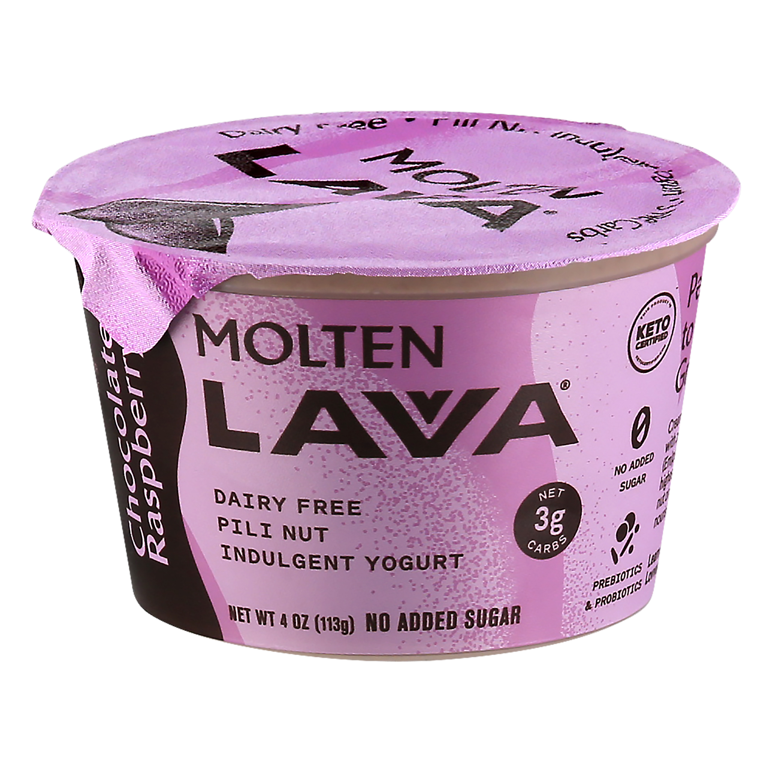 Lavva Molten Chocolate Raspberry Yogurt 4 Oz