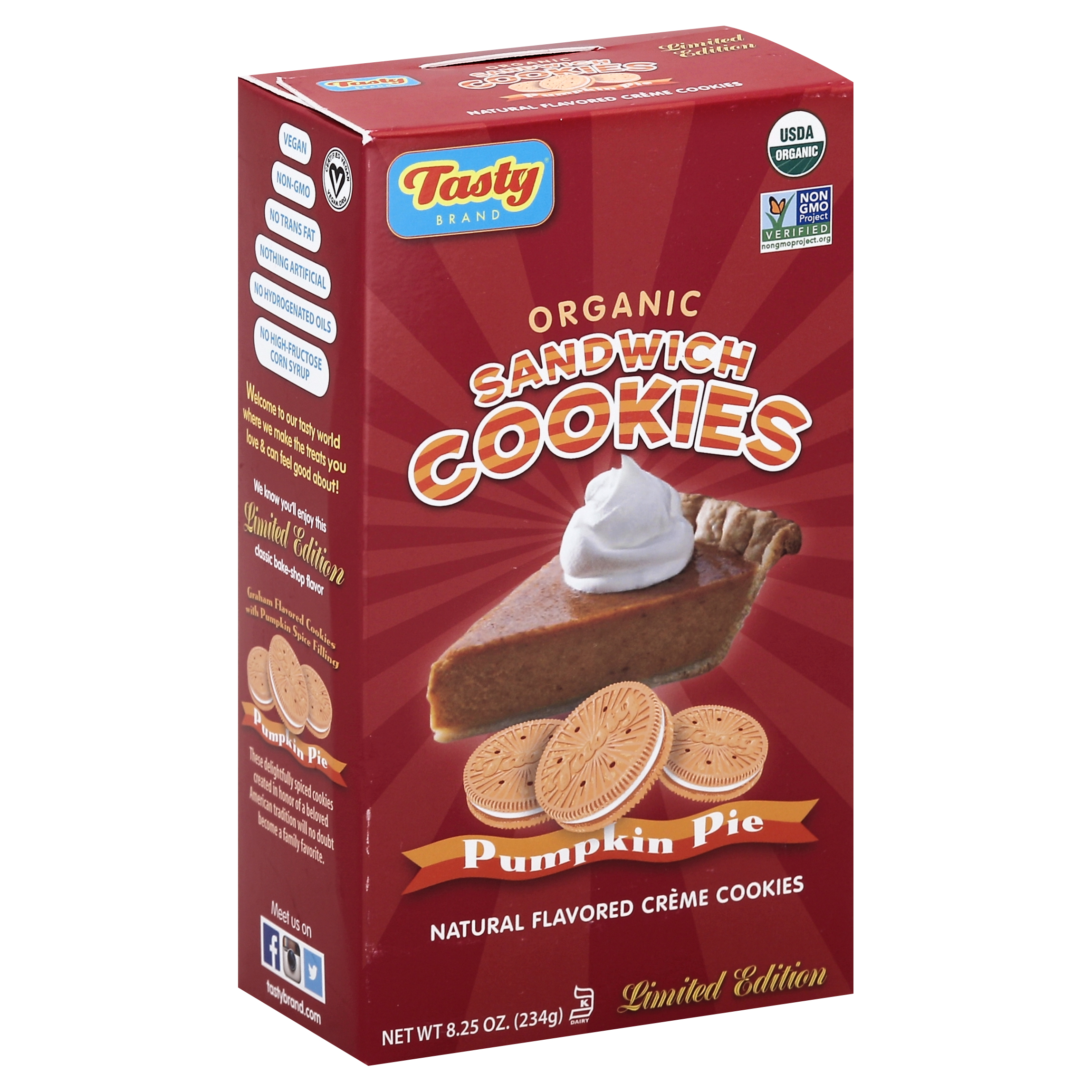 Tasty Cookies 8.25 Oz