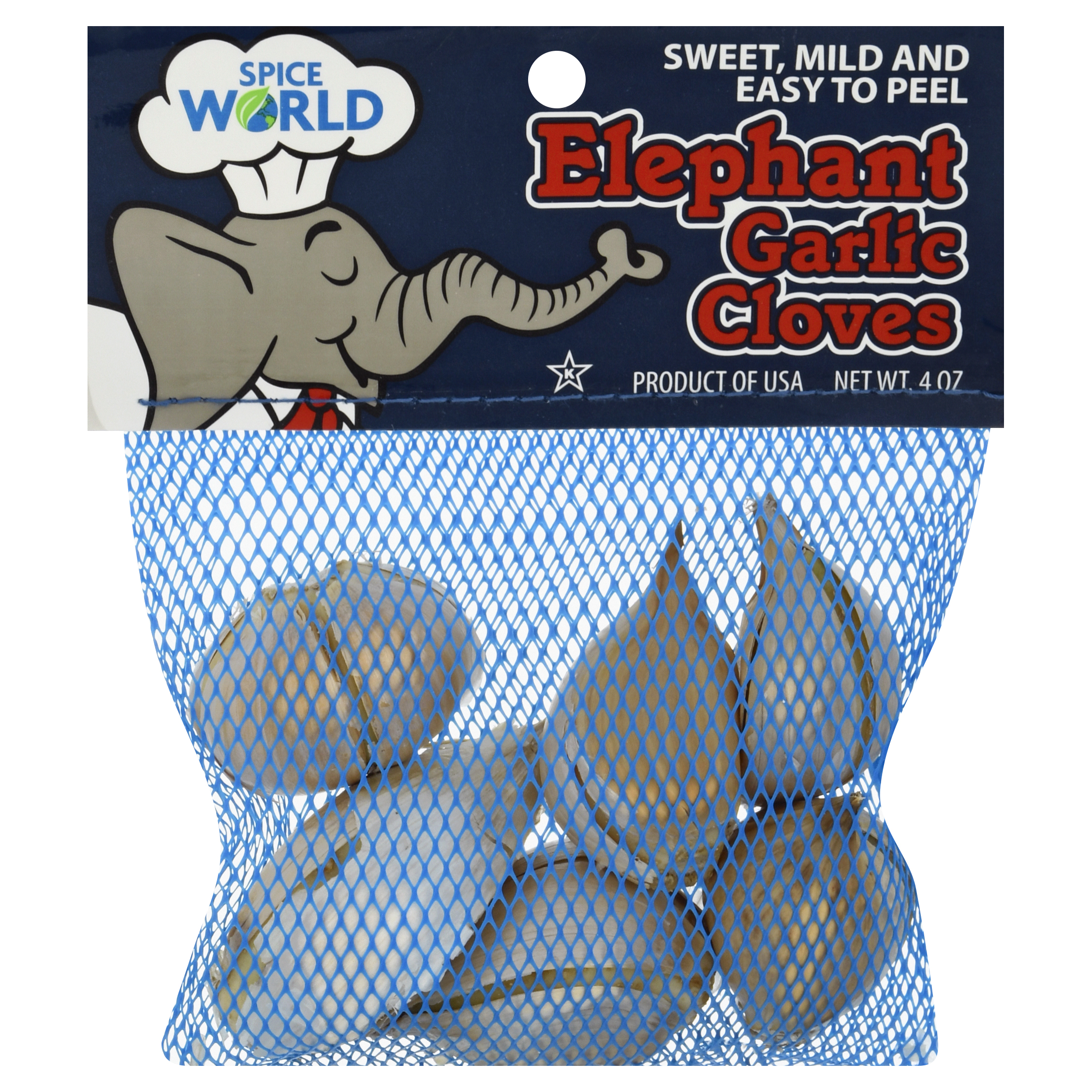 Spice World Elephant Garlic Cloves 4 Oz
