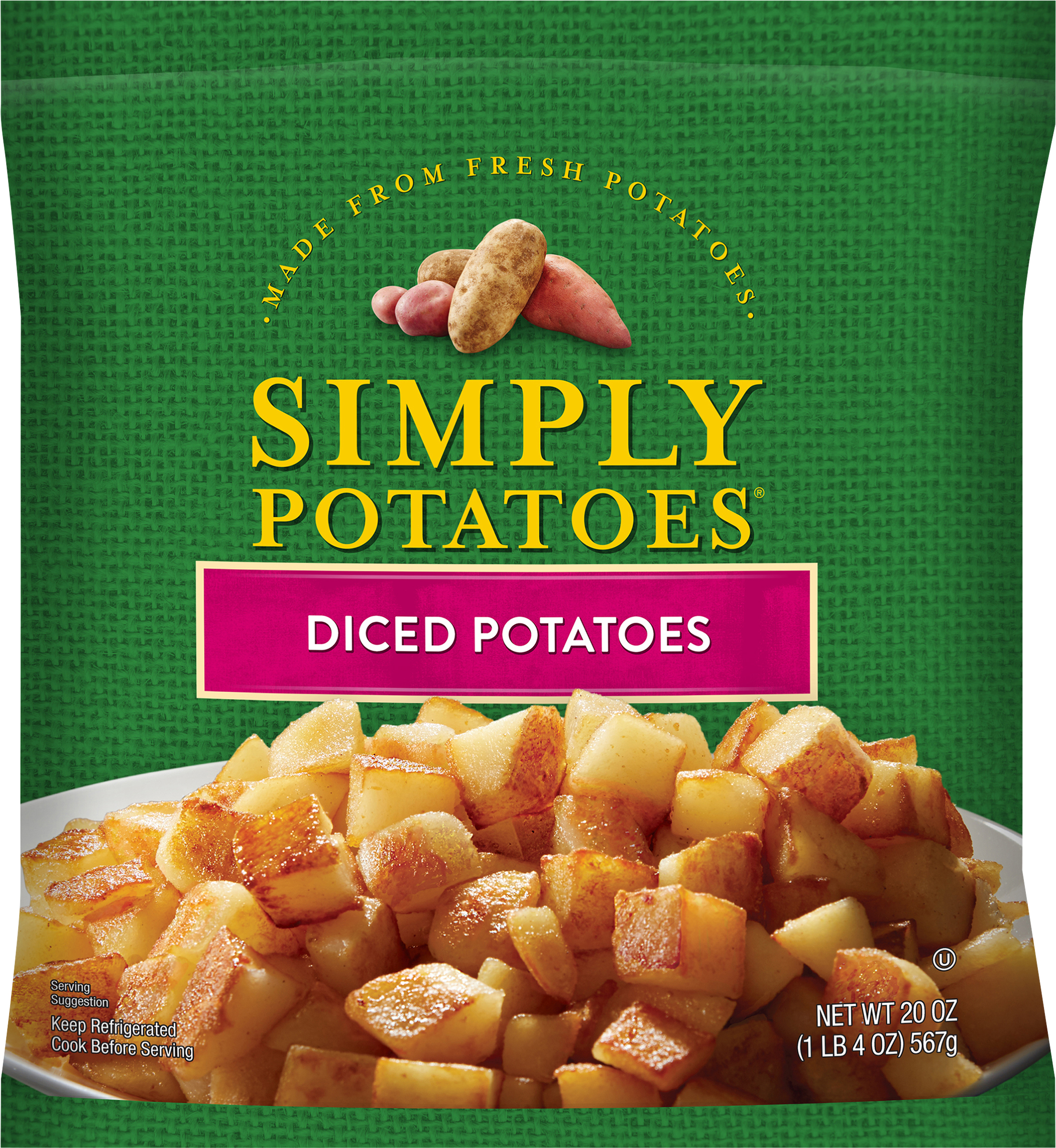 Potatoes, Diced