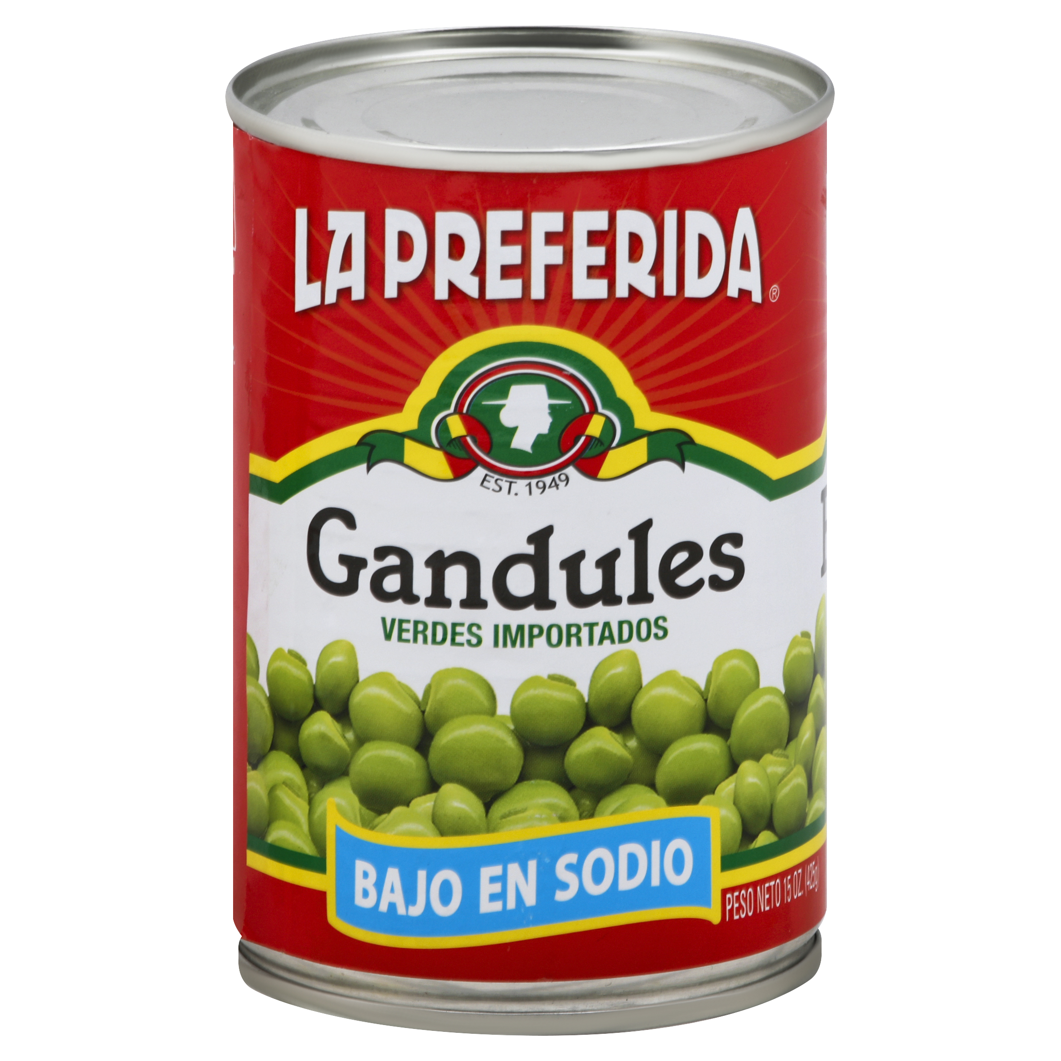 La Preferida Pigeon Peas 15 Oz