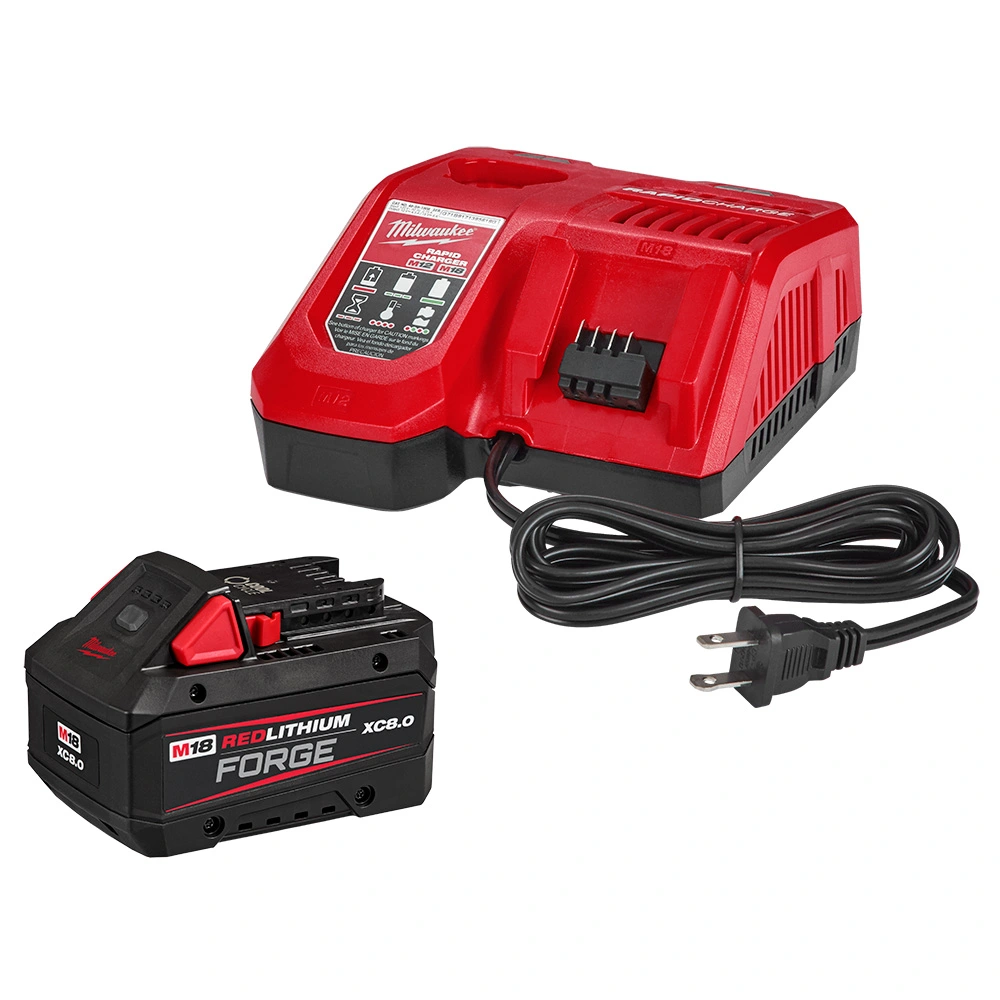 White Cap | Milwaukee M18 Redlithium Forge XC8.0 Starter Kit