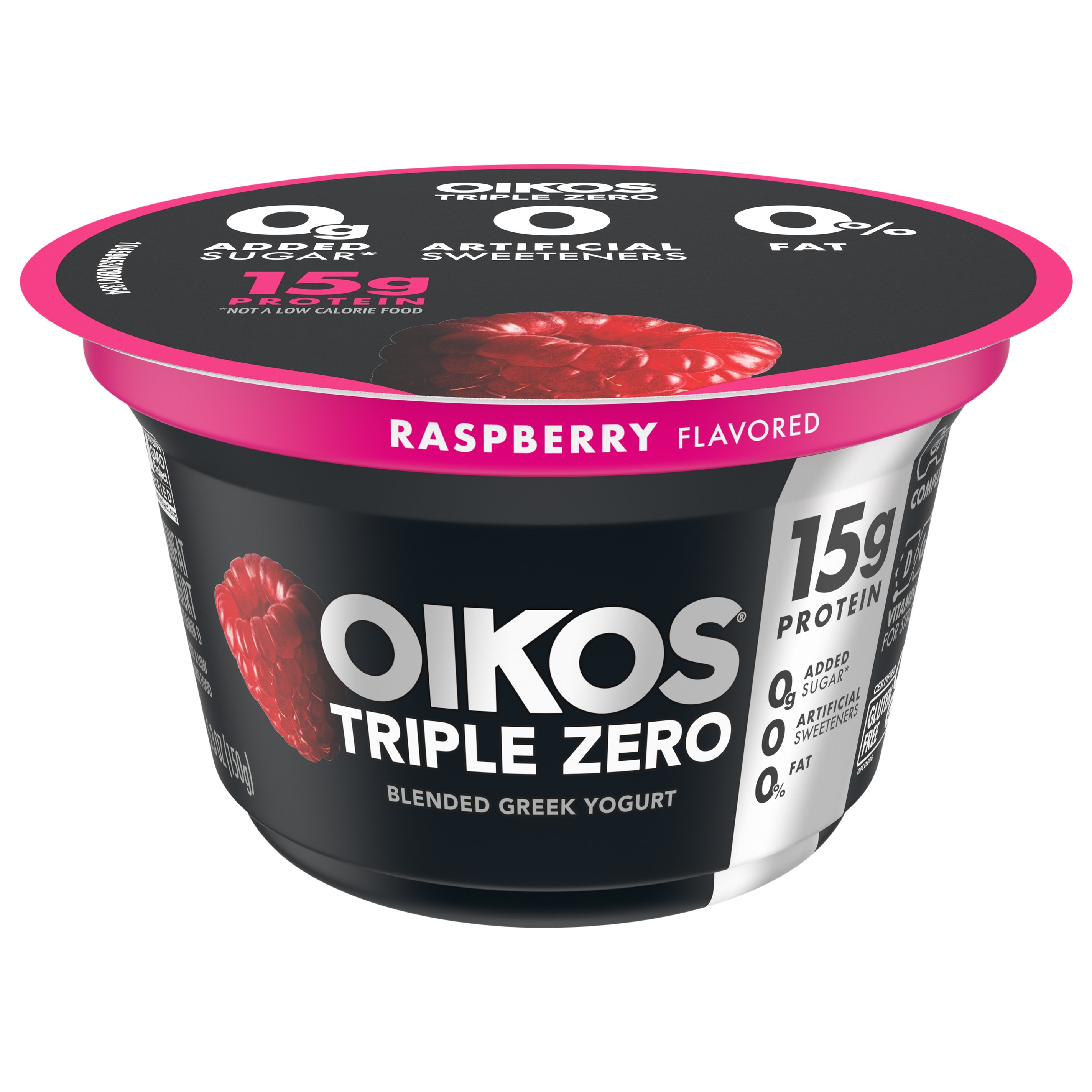 Yogurt, Nonfat, Raspberry Flavored