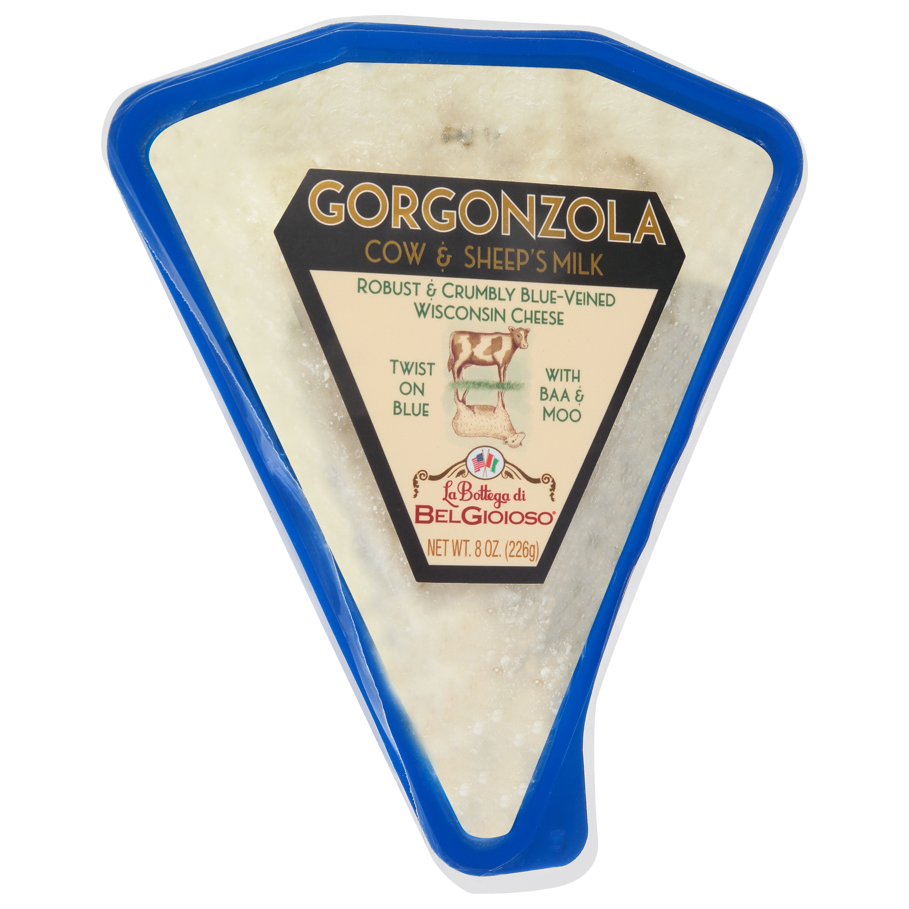 La Bottega Belgioioso Gorgonzola Cheese 8 Oz