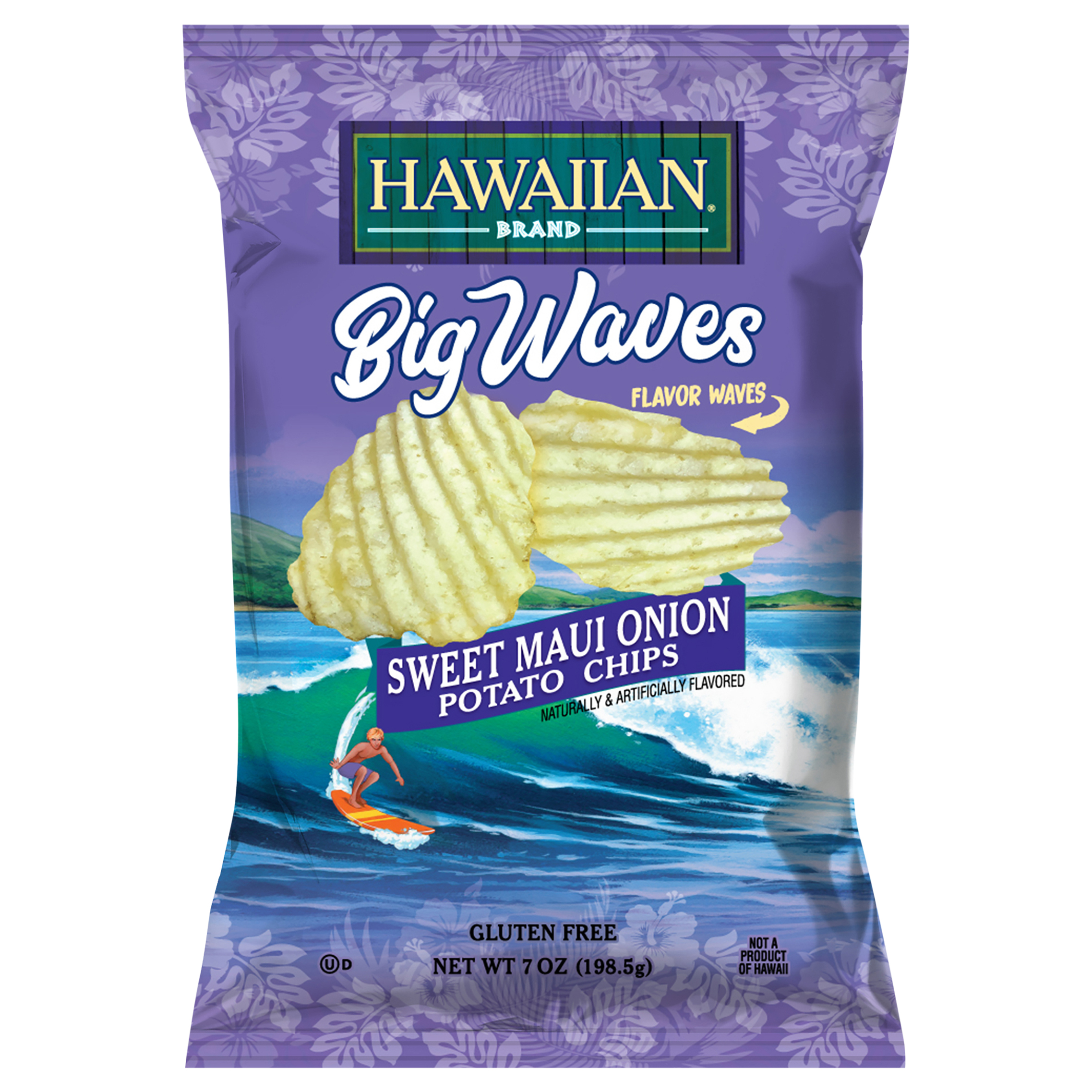 Potato Chips, Sweet Maui Onion, Big Waves