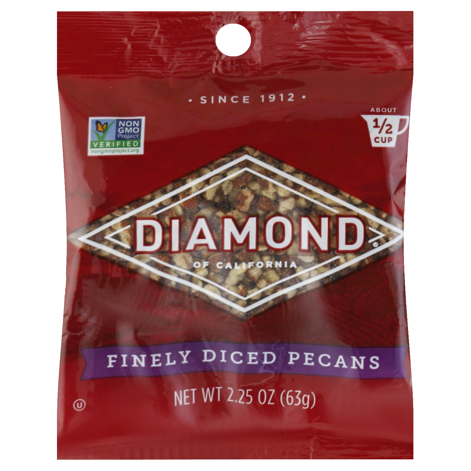 Diamond Finely Diced Pecans 2.25 Oz