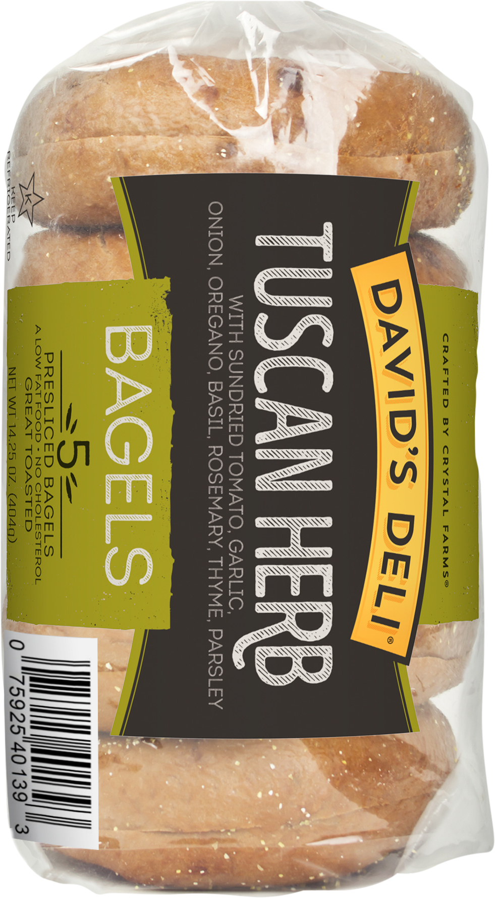 Bagels, Tuscan Herb, Presliced