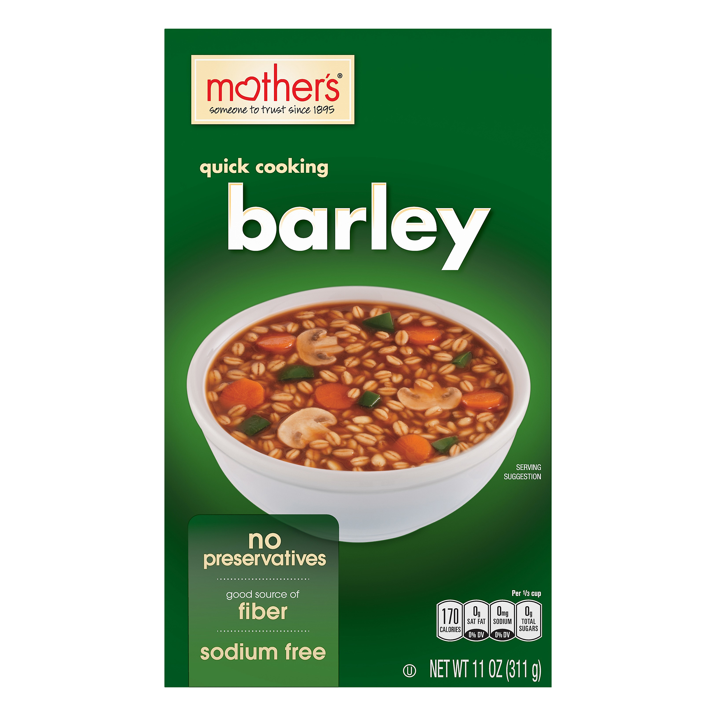 Mother's Quick Cooking Barley 11 Oz