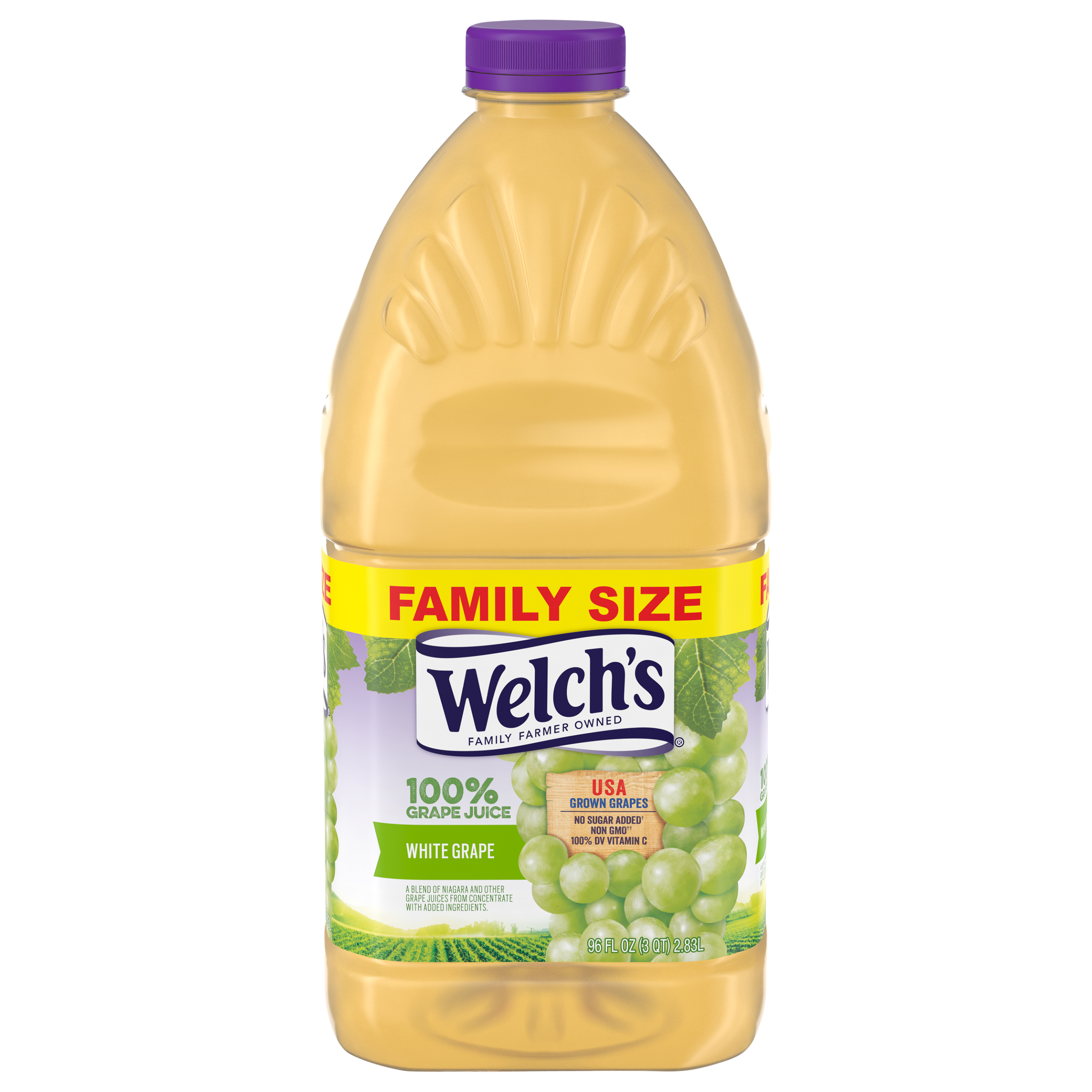100% Juice, White Grape, Family Size