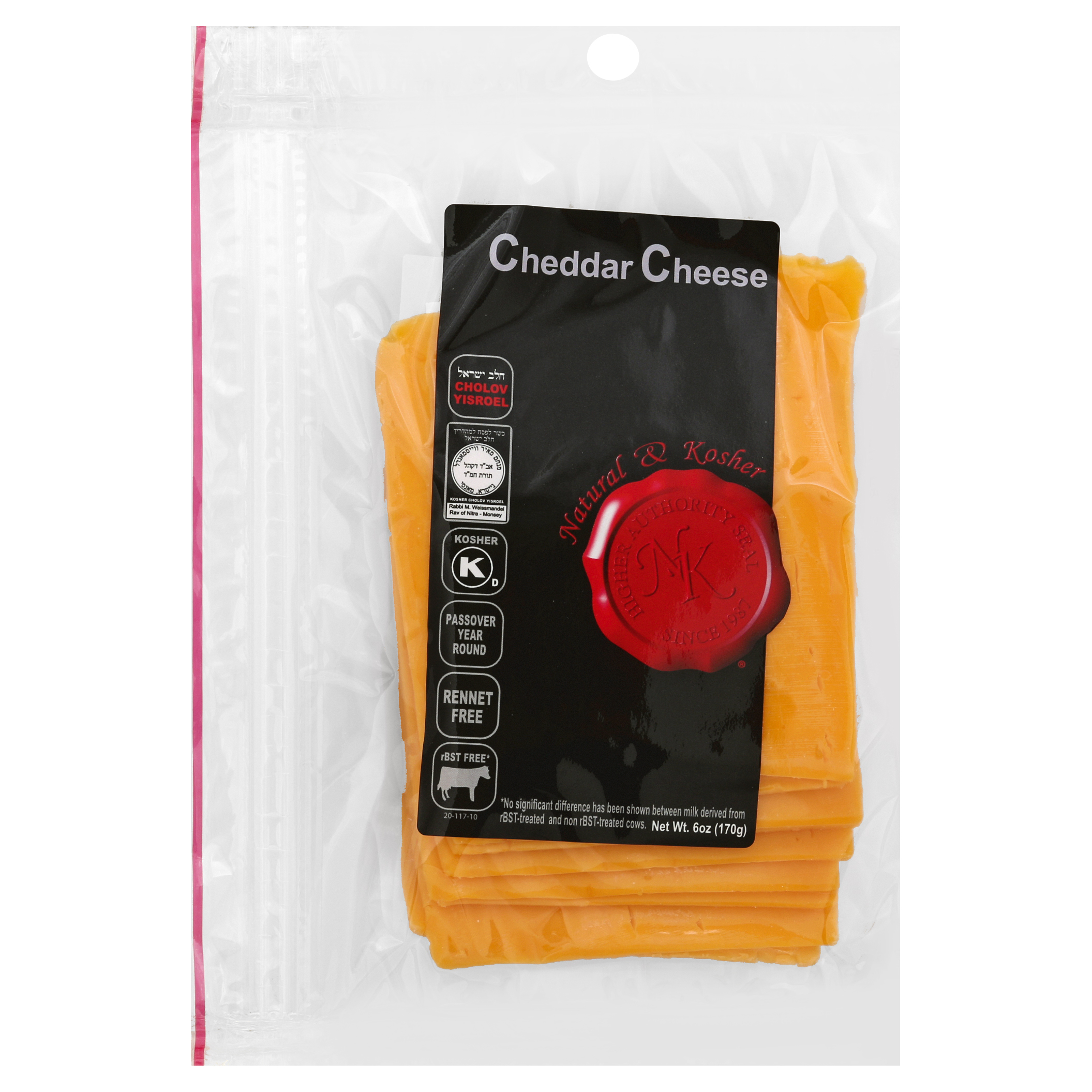 Natural & Kosher Cheese 6 Oz