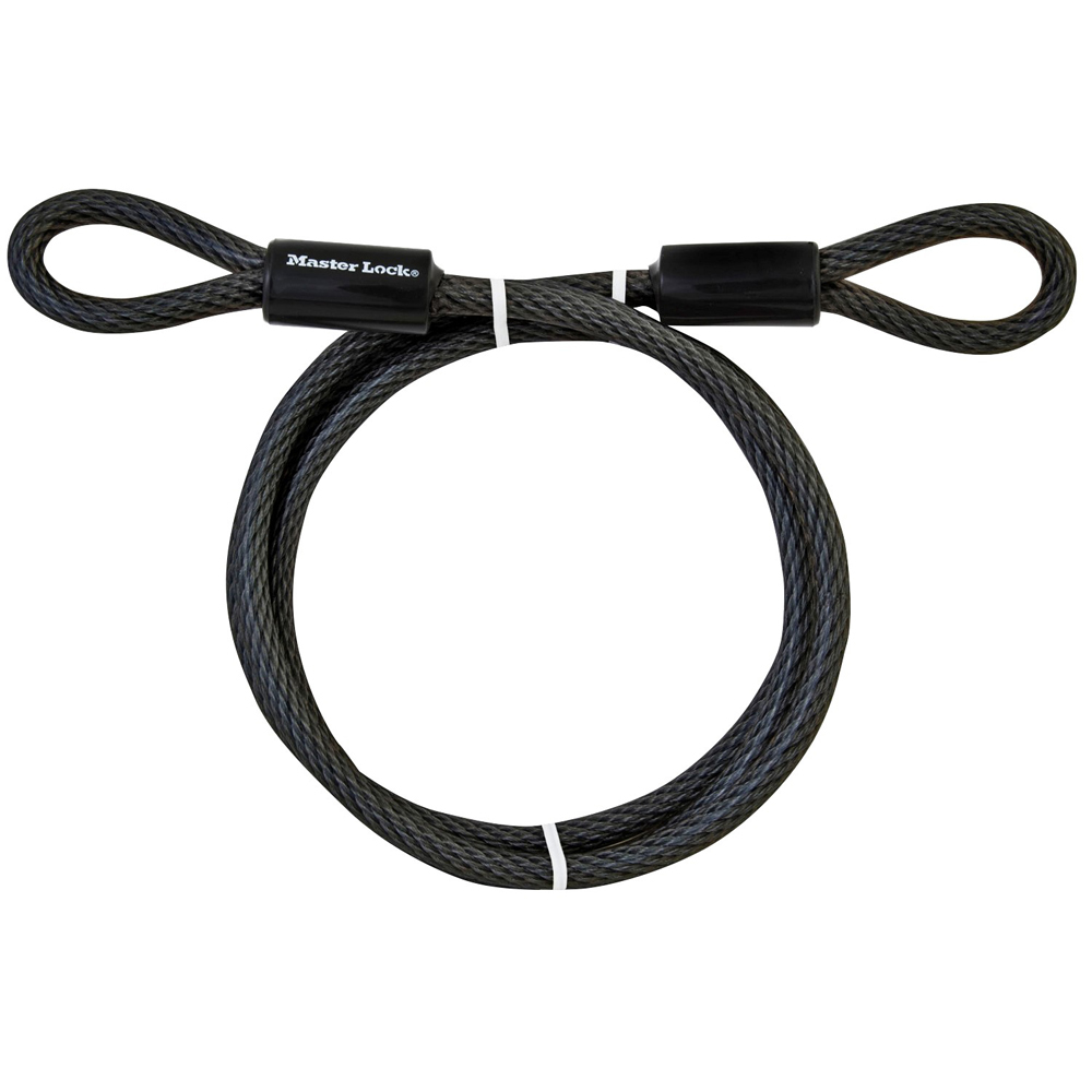 Master Lock 6-ft (1.8-m) Long x 0.38-in (10-mm) Diameter Looped End Cable Master Lock 6-ft (1.8-m) Long x 0.38-in (10-mm) Diameter Looped End Cable
