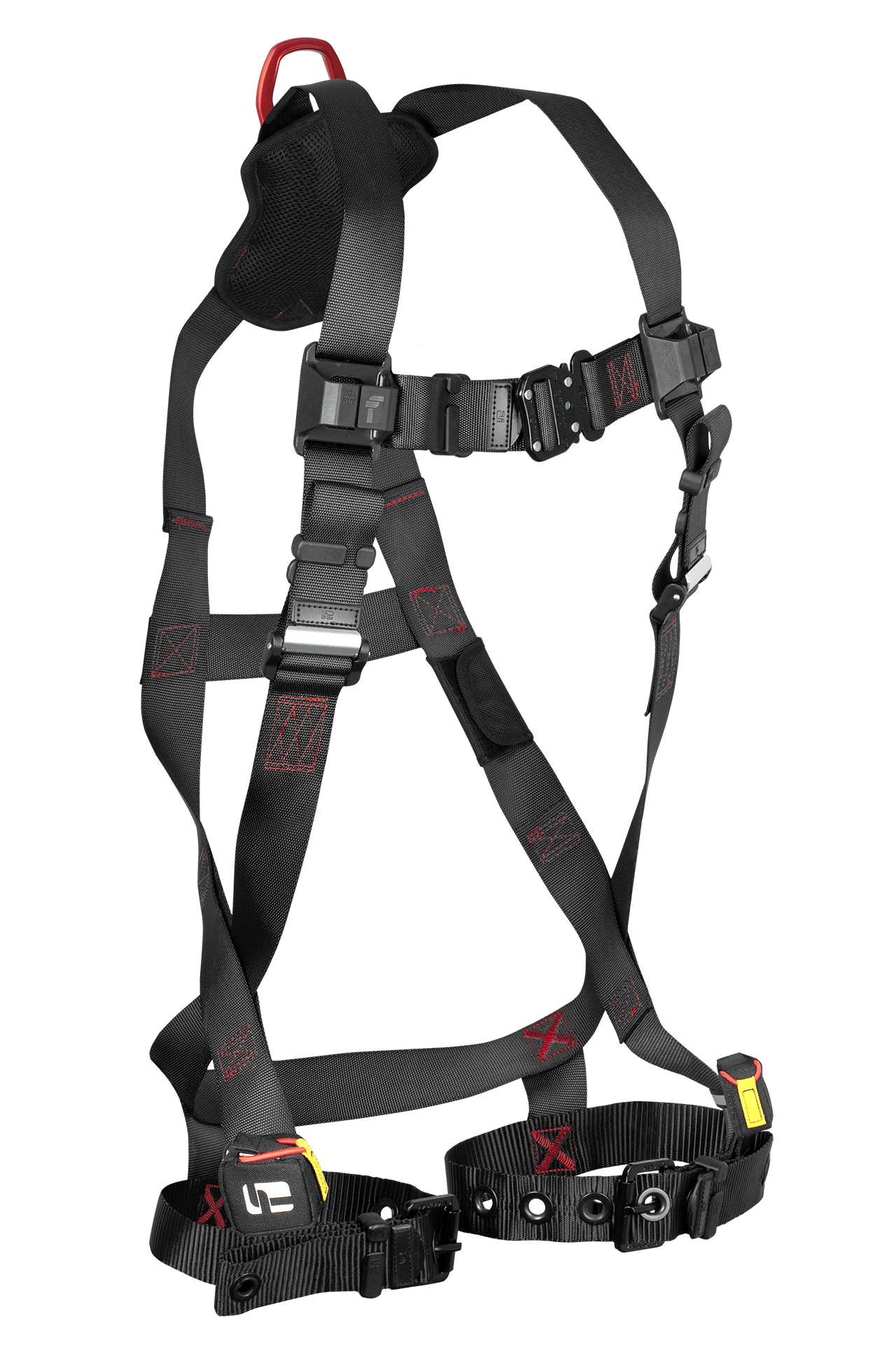 FallTech FT-Iron Large/XL 1D Standard Non-Belted Full Body Harness with Tongue Buckle Leg Adjustment