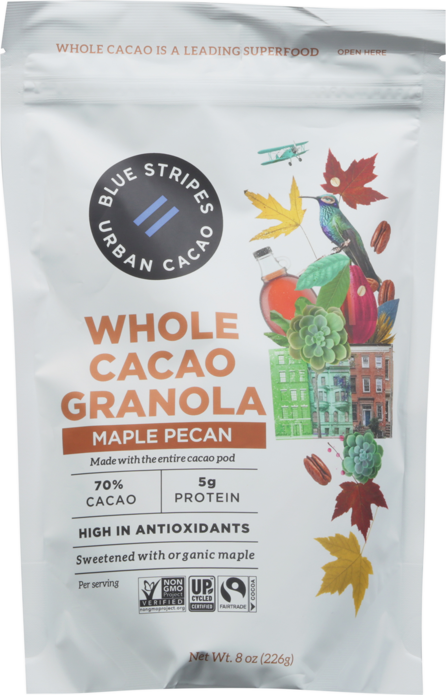 Granola, Cacao, Whole, Maple Pecan