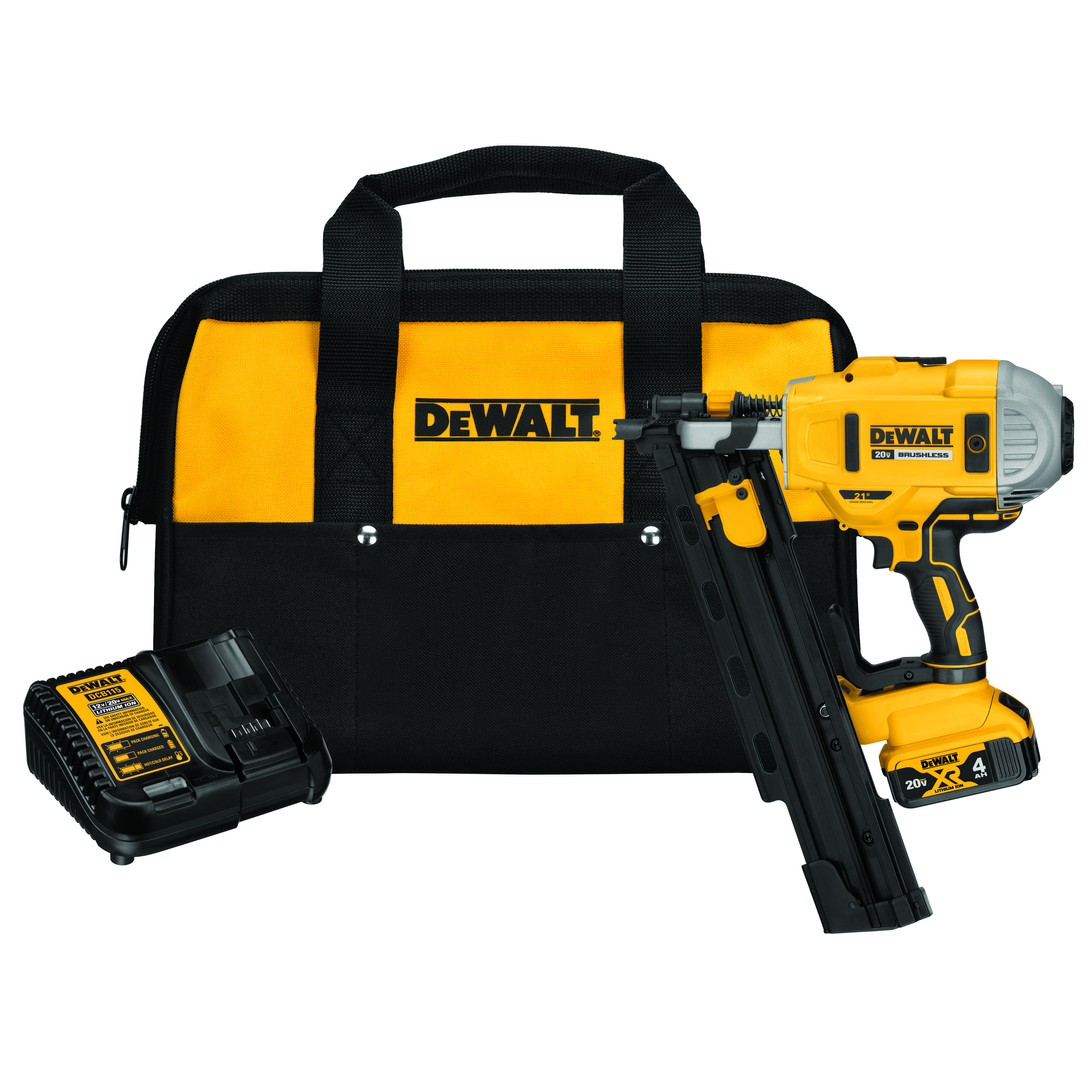 Dewalt air nailer online kit