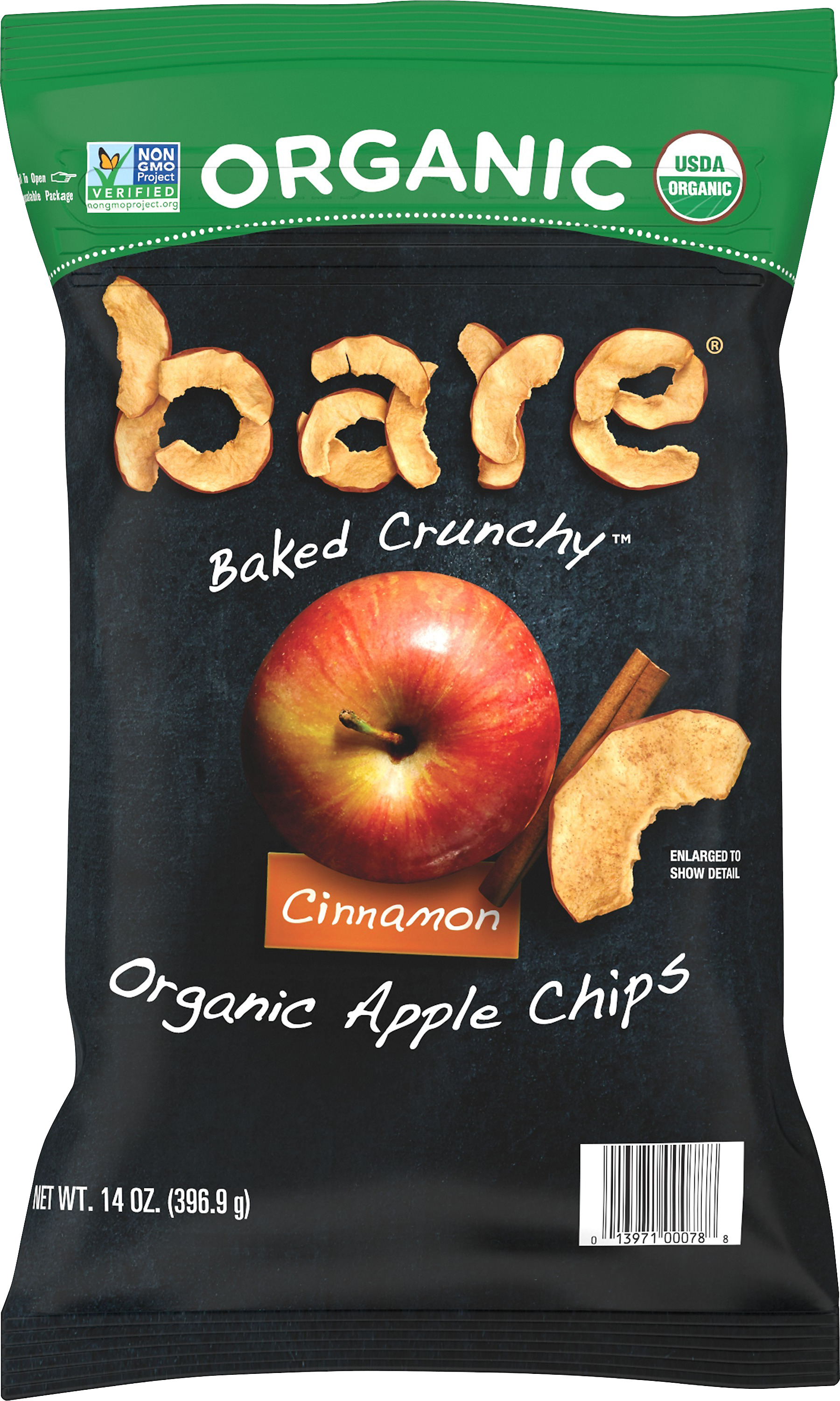 Apple Chips, Organic, Cinnamon