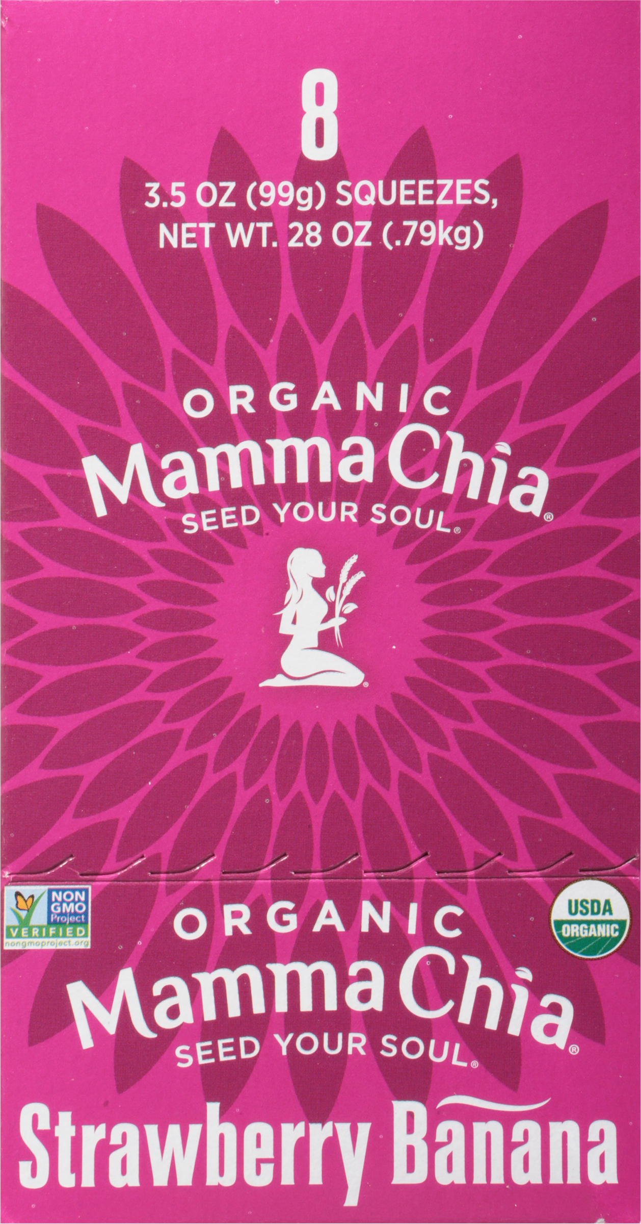Vitality Snack, Organic, Strawberry Banana, 8 Pack