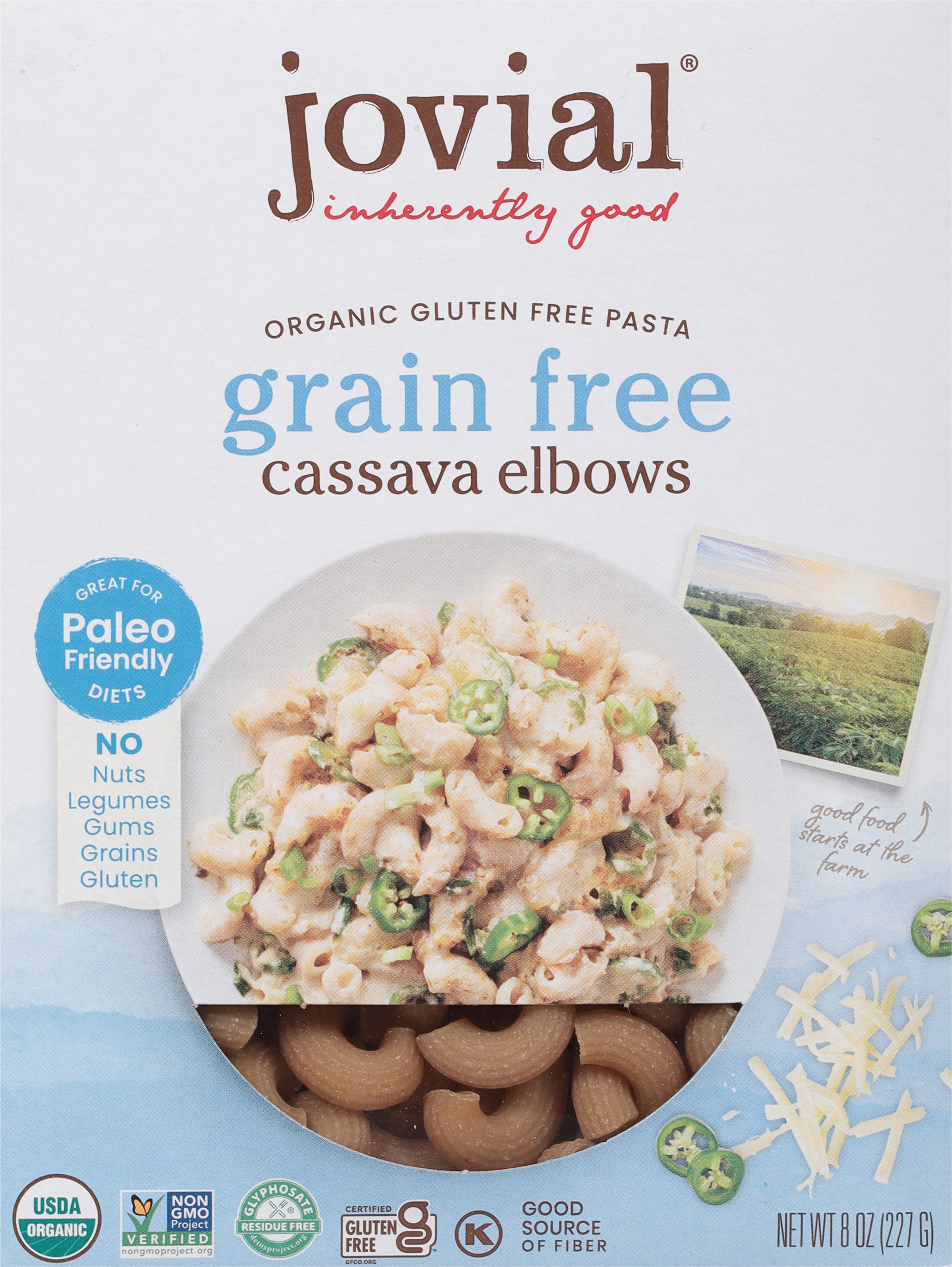Pasta, Cassava Elbows, Grain Free