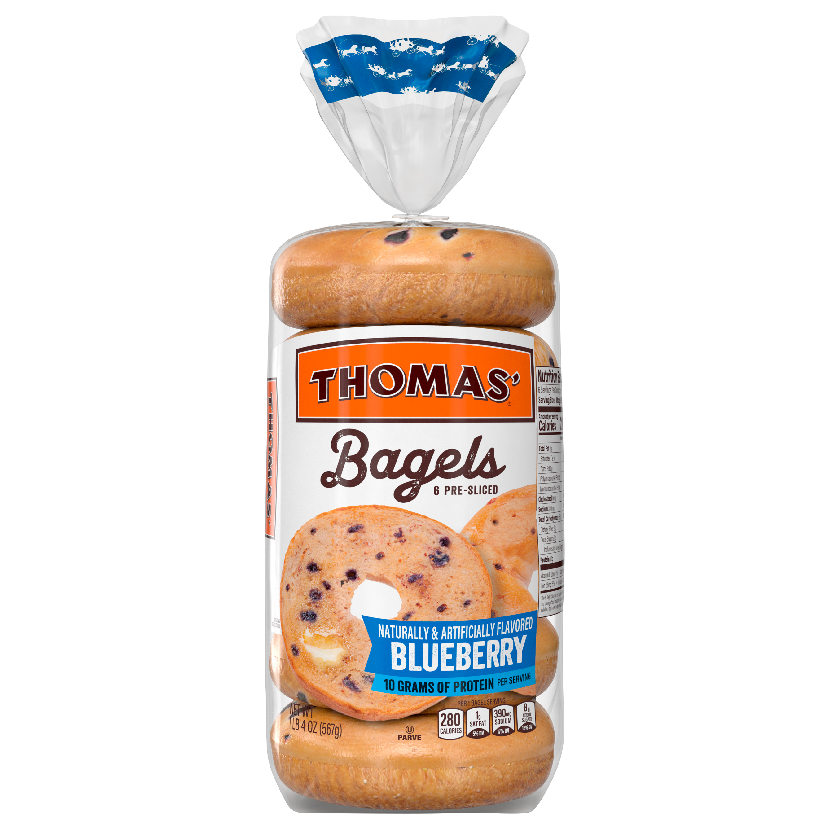 Bagels, Blueberry