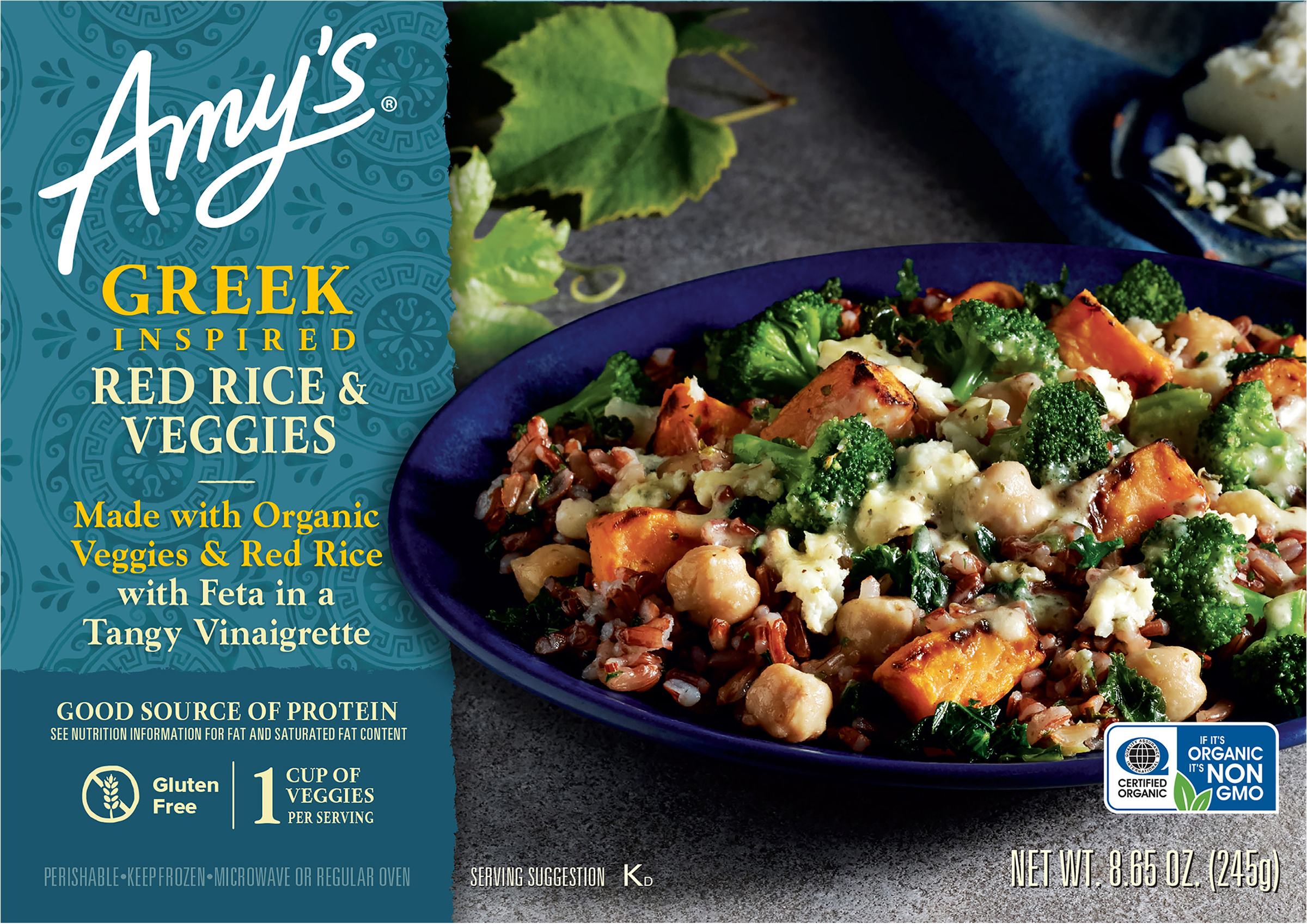 Red Rice & Veggies, Greek Inspired