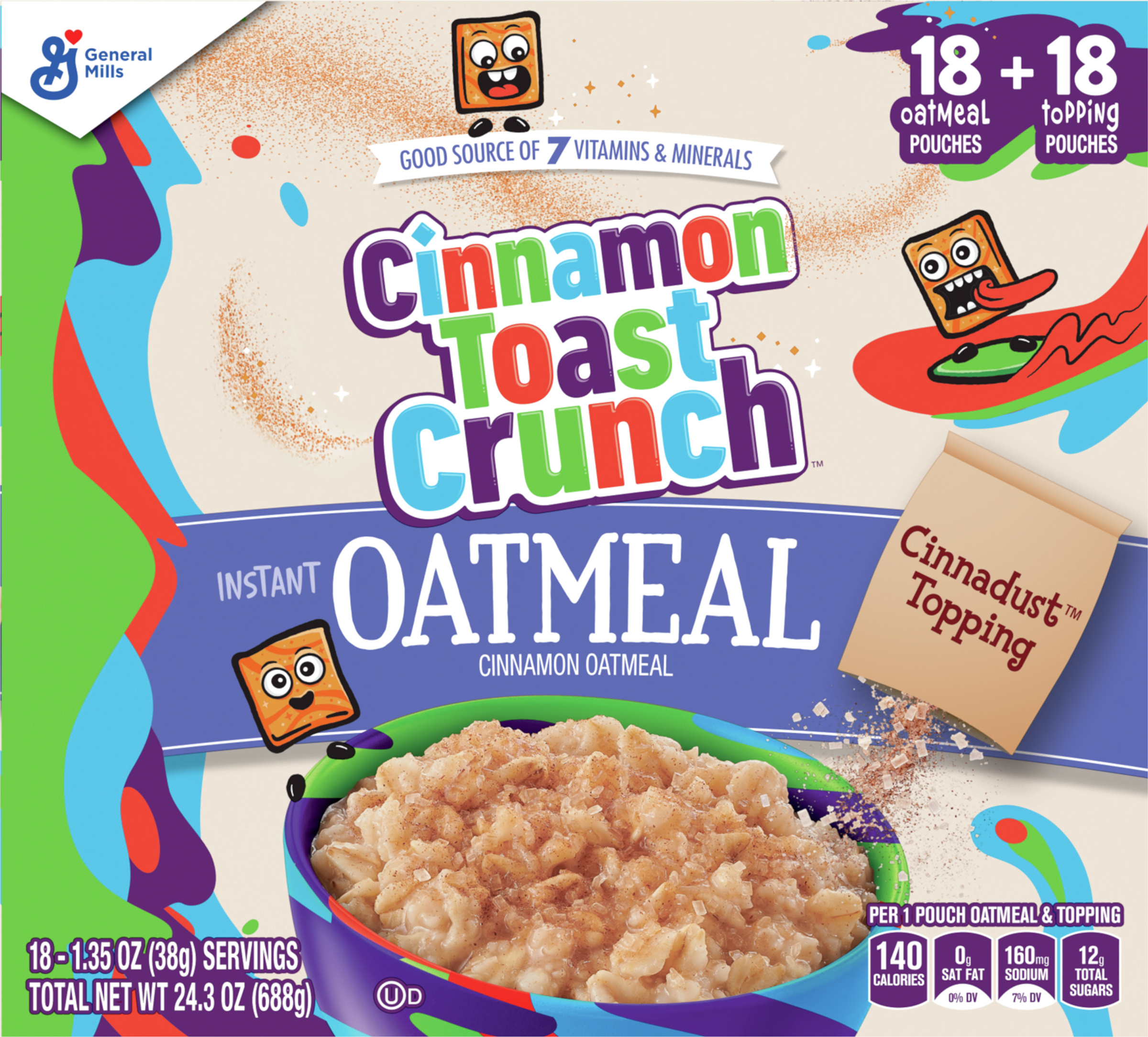 Instant Oatmeal, Cinnamon