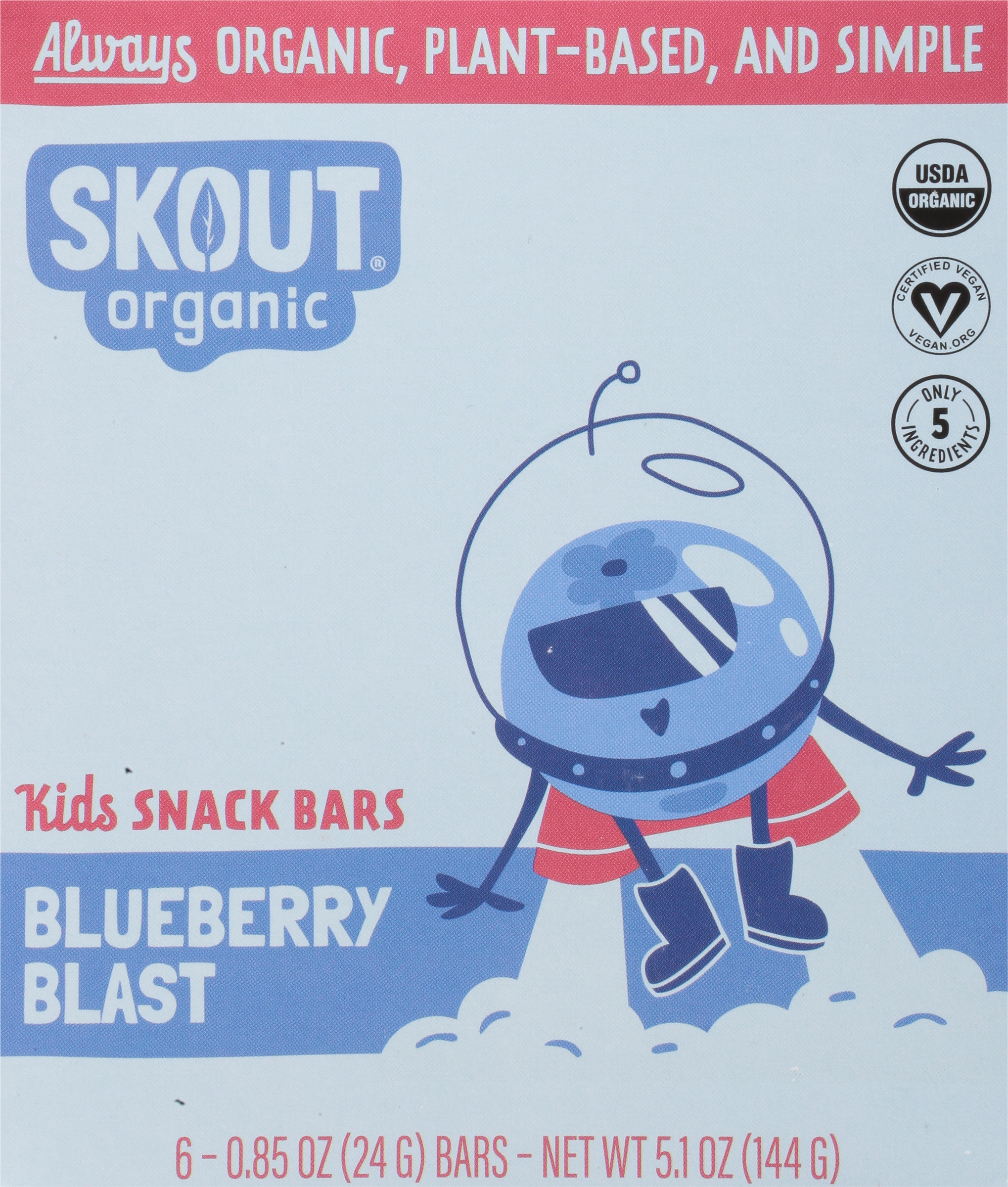 Snack Bars, Blueberry Blast, Kids