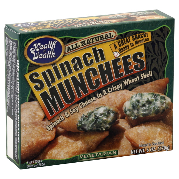 Health Is Wealth Spinach Munchees 6 Oz image