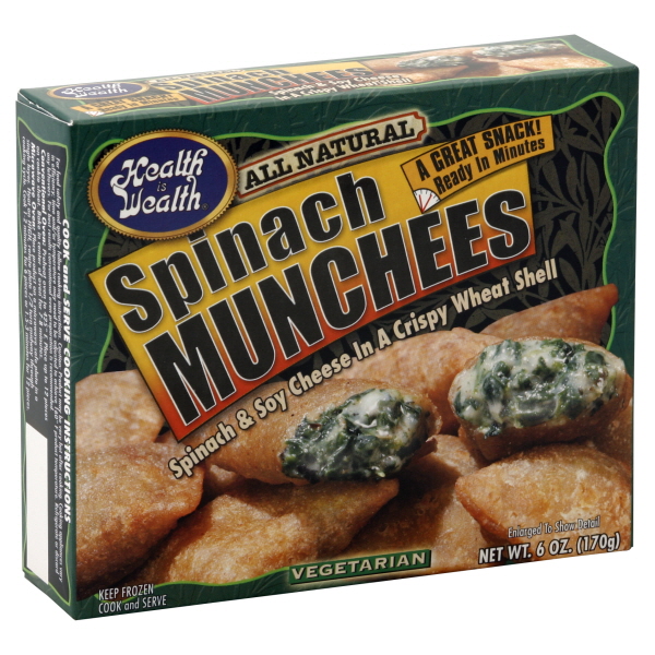 Health Is Wealth Spinach Munchees 6 Oz