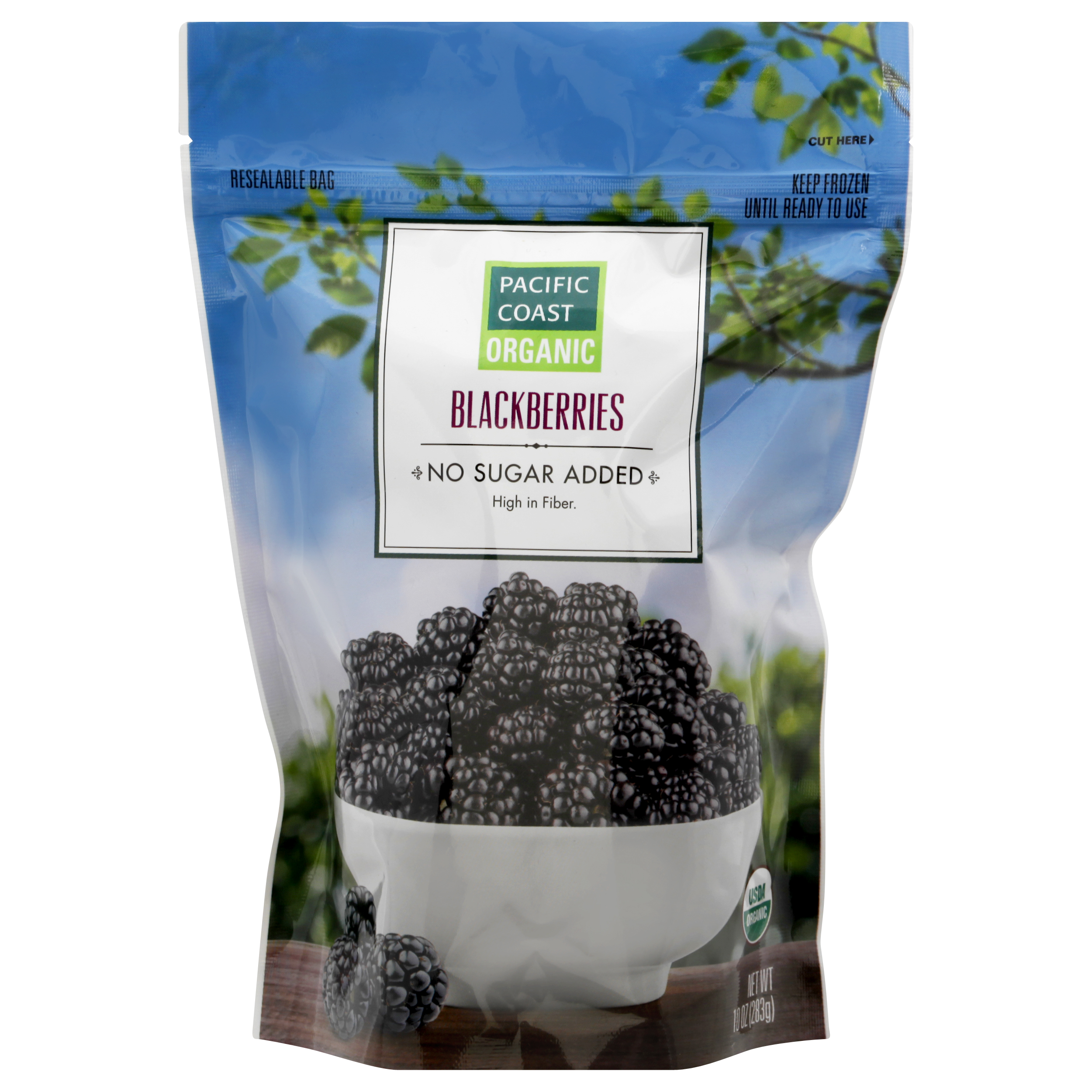 Pacific Coast Organic Blackberries 10 Oz