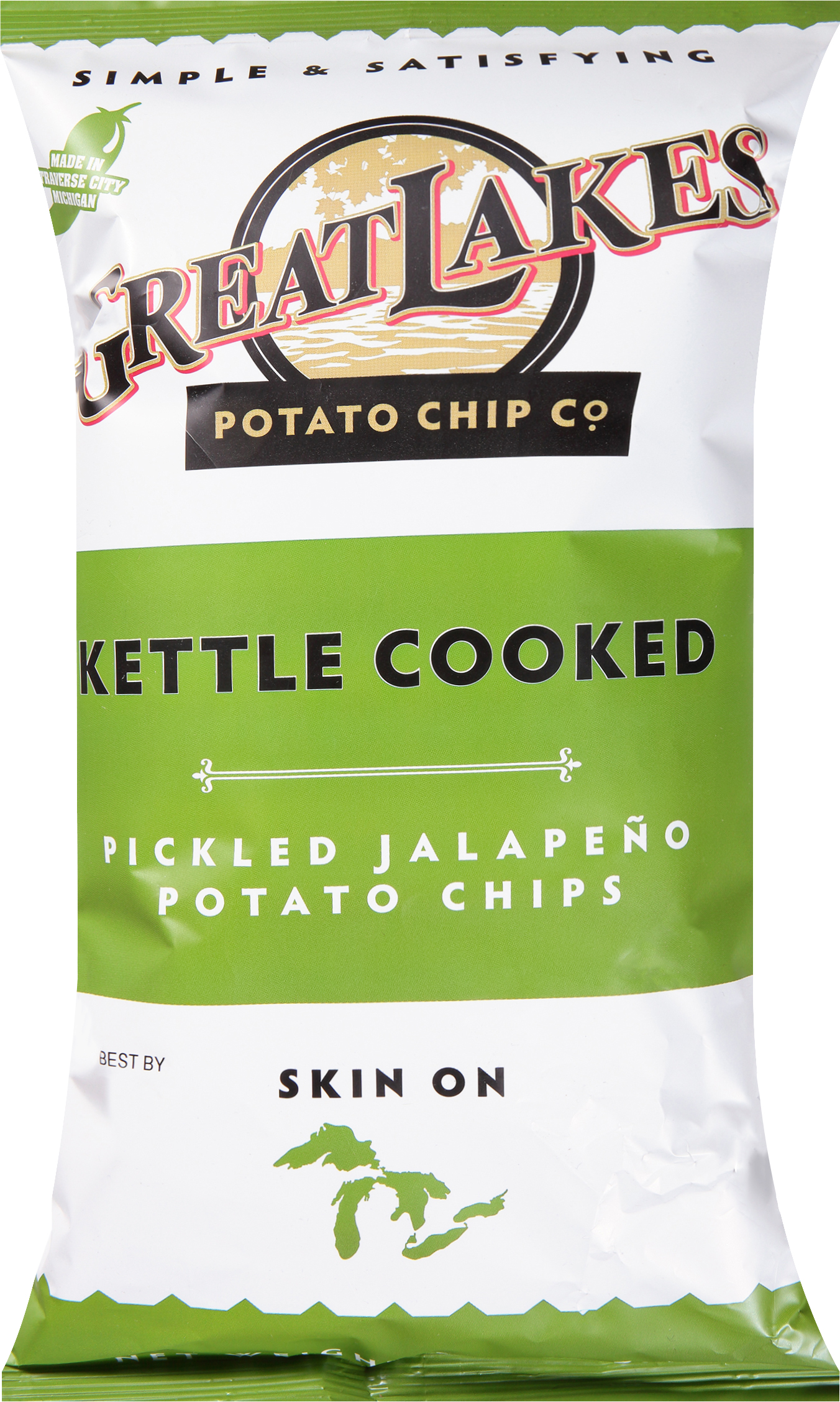 Potato Chips, Picked Jalapeno, Kettle Cooked