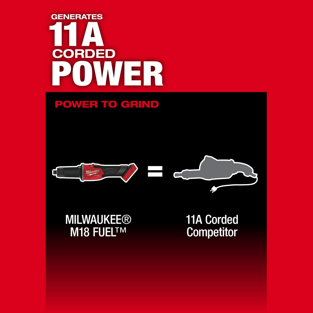 White Cap | M18 Fuel Braking Die Grinder, Slide Switch Milwaukee 