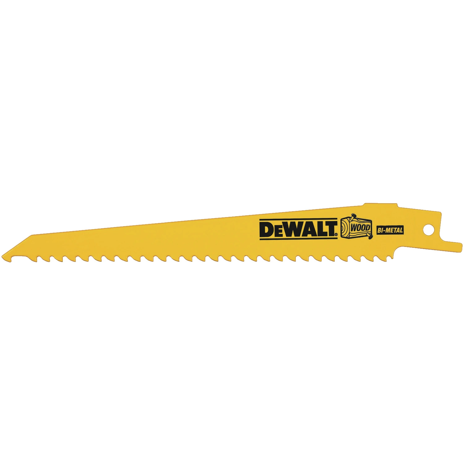 DEWALT Single 6" TPI Wood Reciprocating Blade