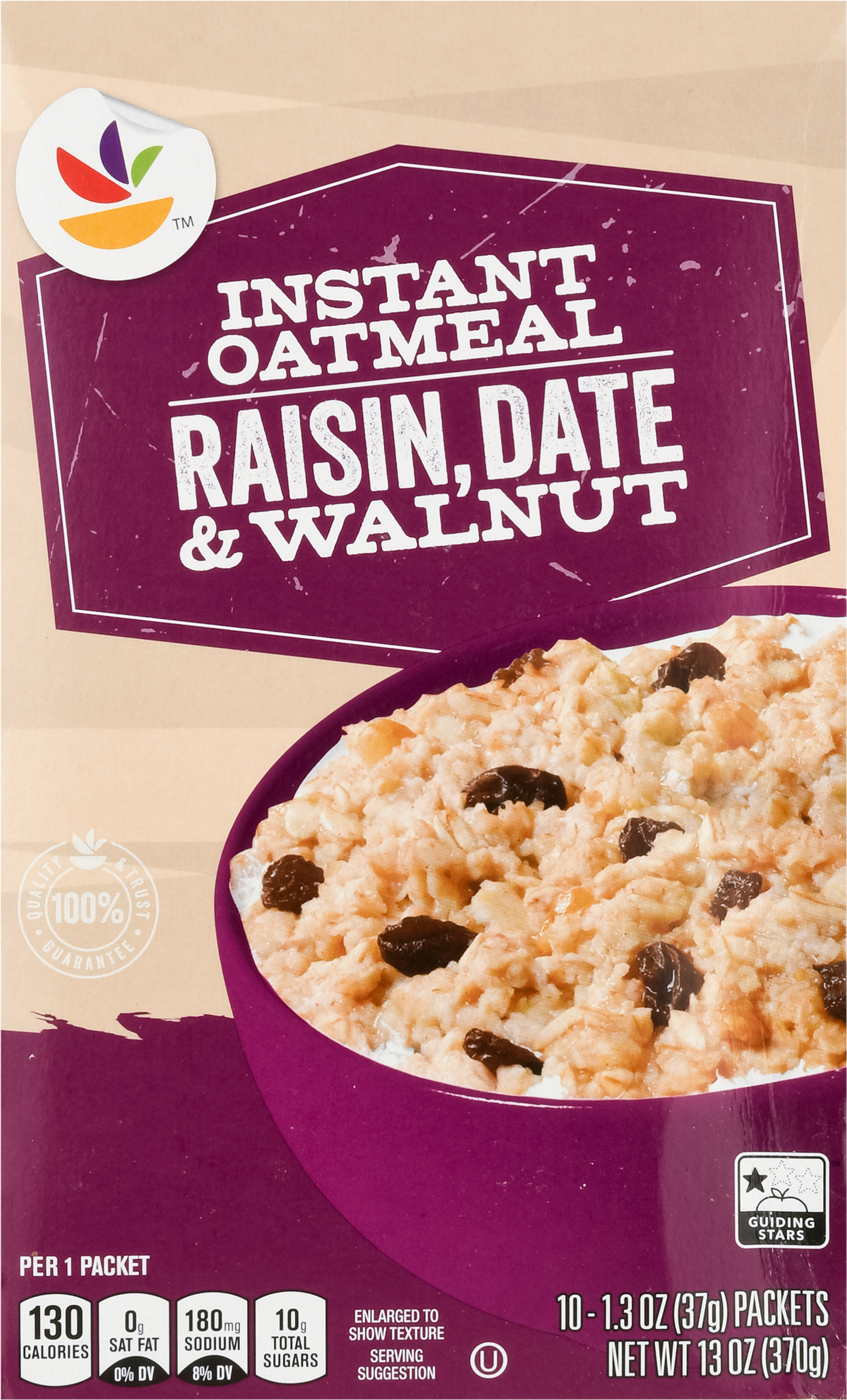 Instant Oatmeal, Raisin, Date & Walnut