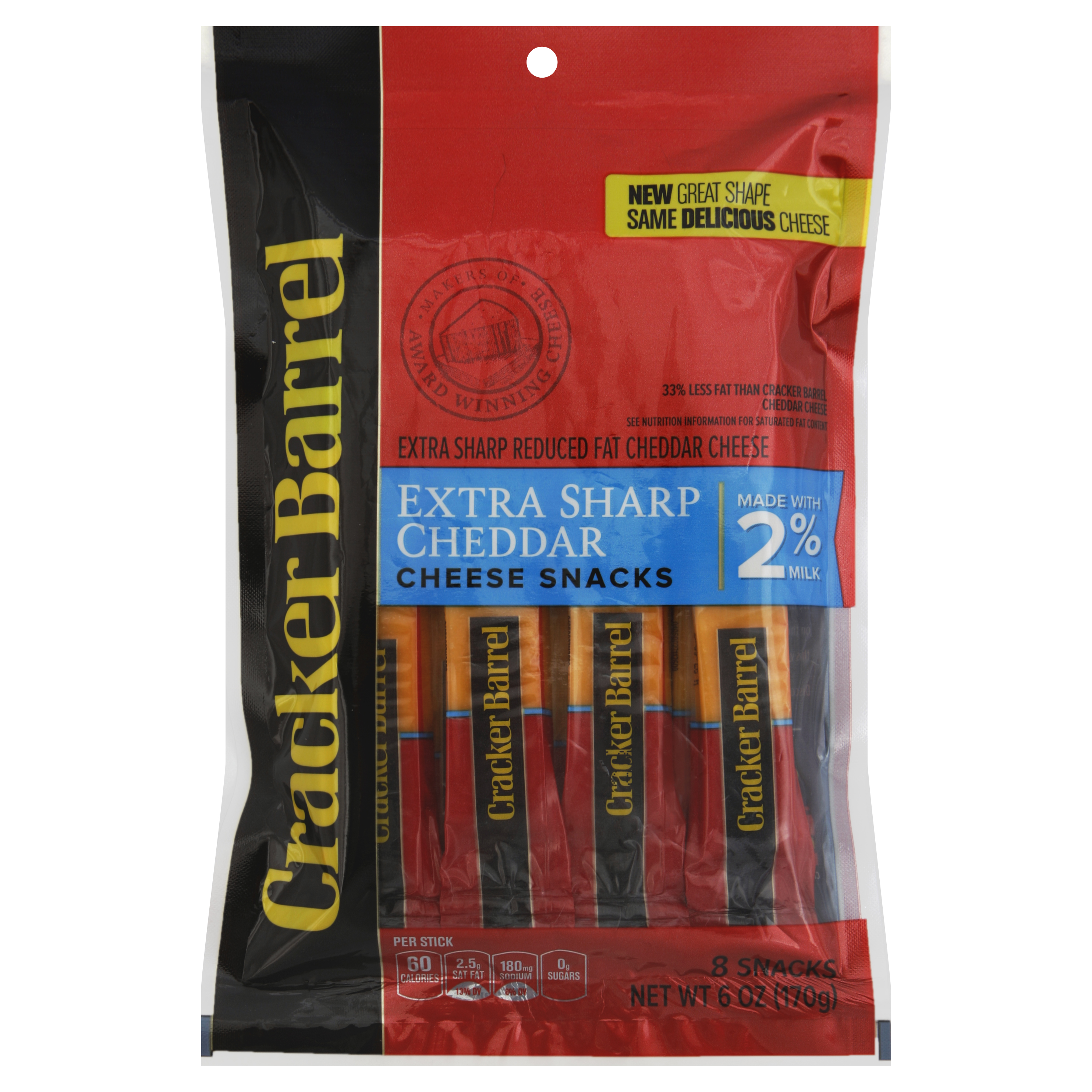 Cracker Barrel Cheese Snacks 8 Ea