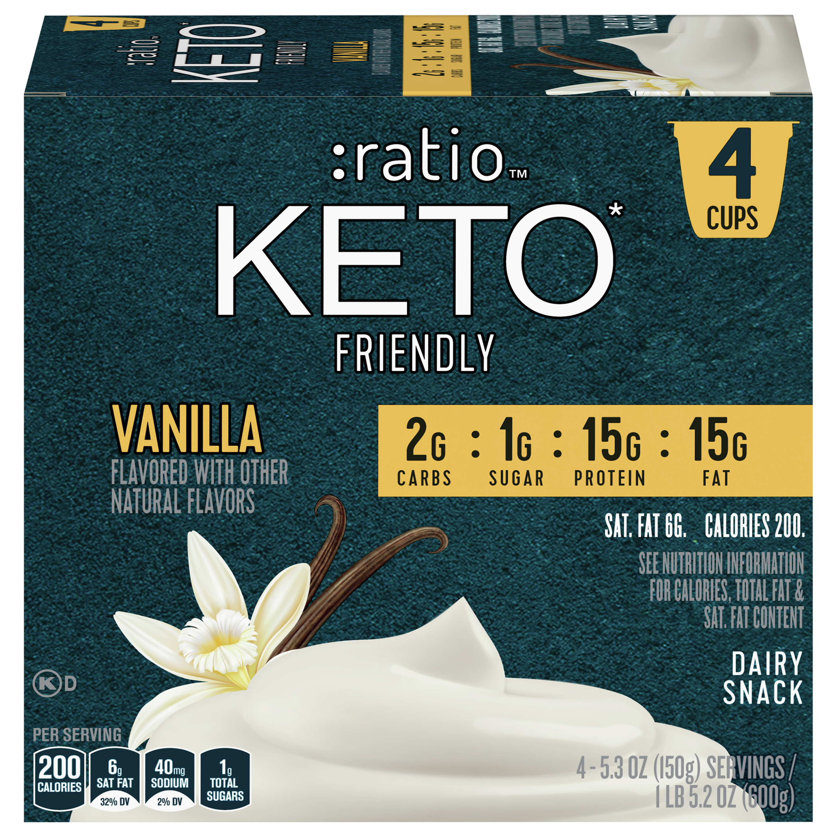 Dairy Snack, Keto Friendly, Vanilla