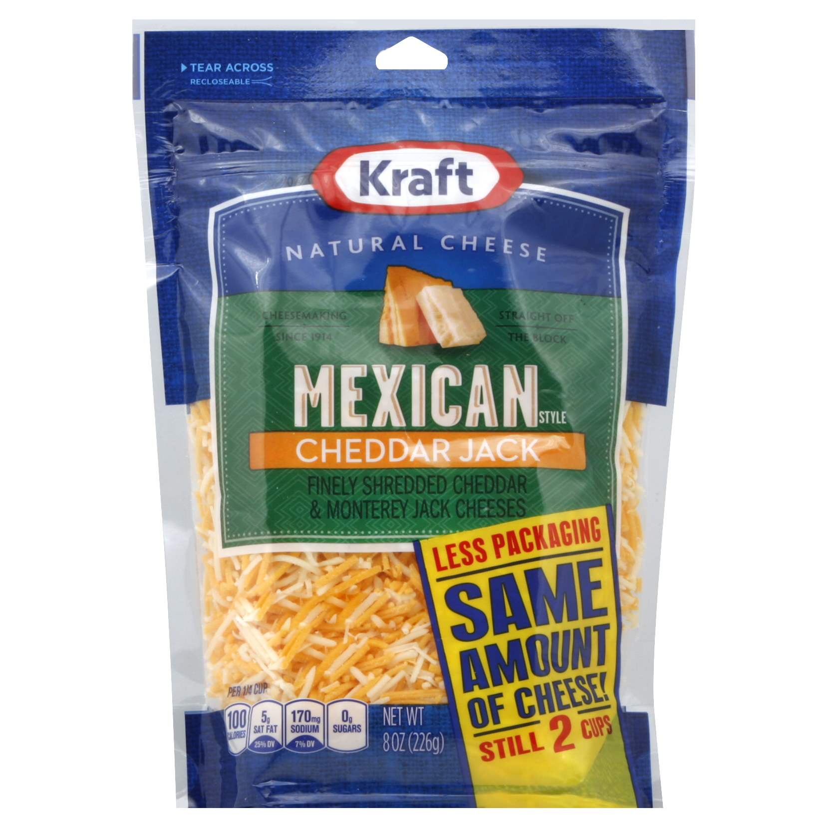 Kraft Finely Shredded Cheese 8 Oz