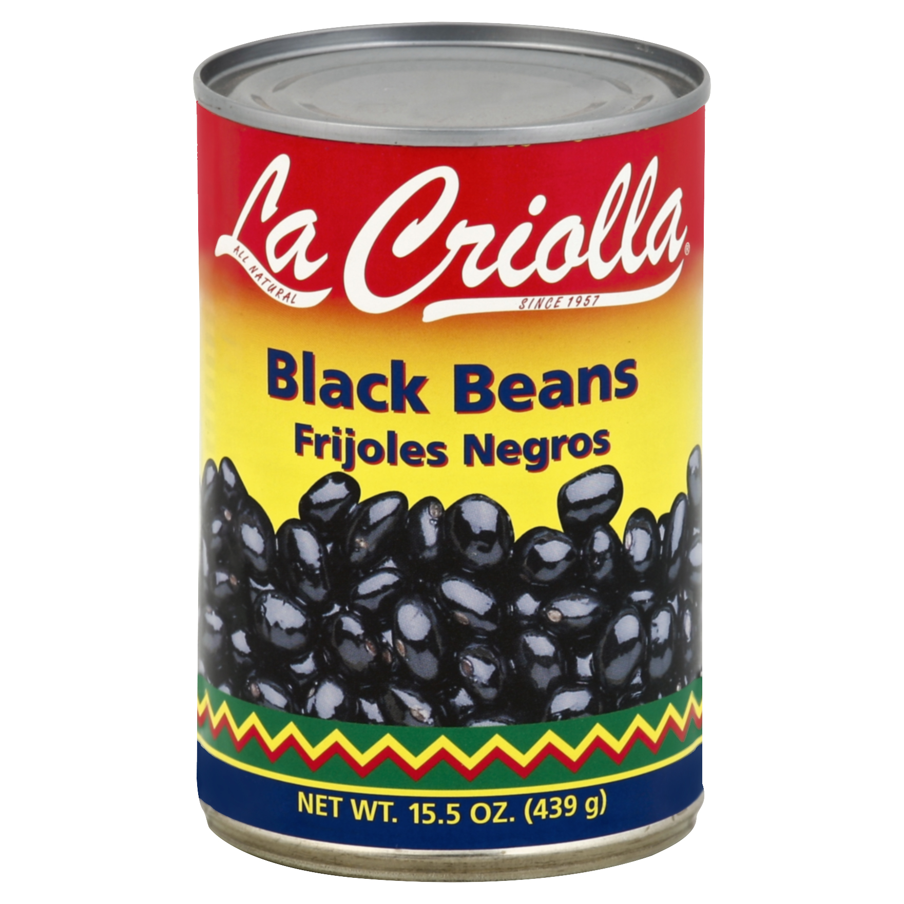 La Criolla Black Beans 15.5 Oz
